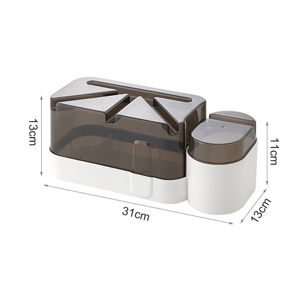 Papiertuchspender für Küche, UG Wandmontierte Aufbewahrungsbox Masken-Feuchttücher Aufbewahrungsbox L.Ru und (1-tlg), für Badezimmer