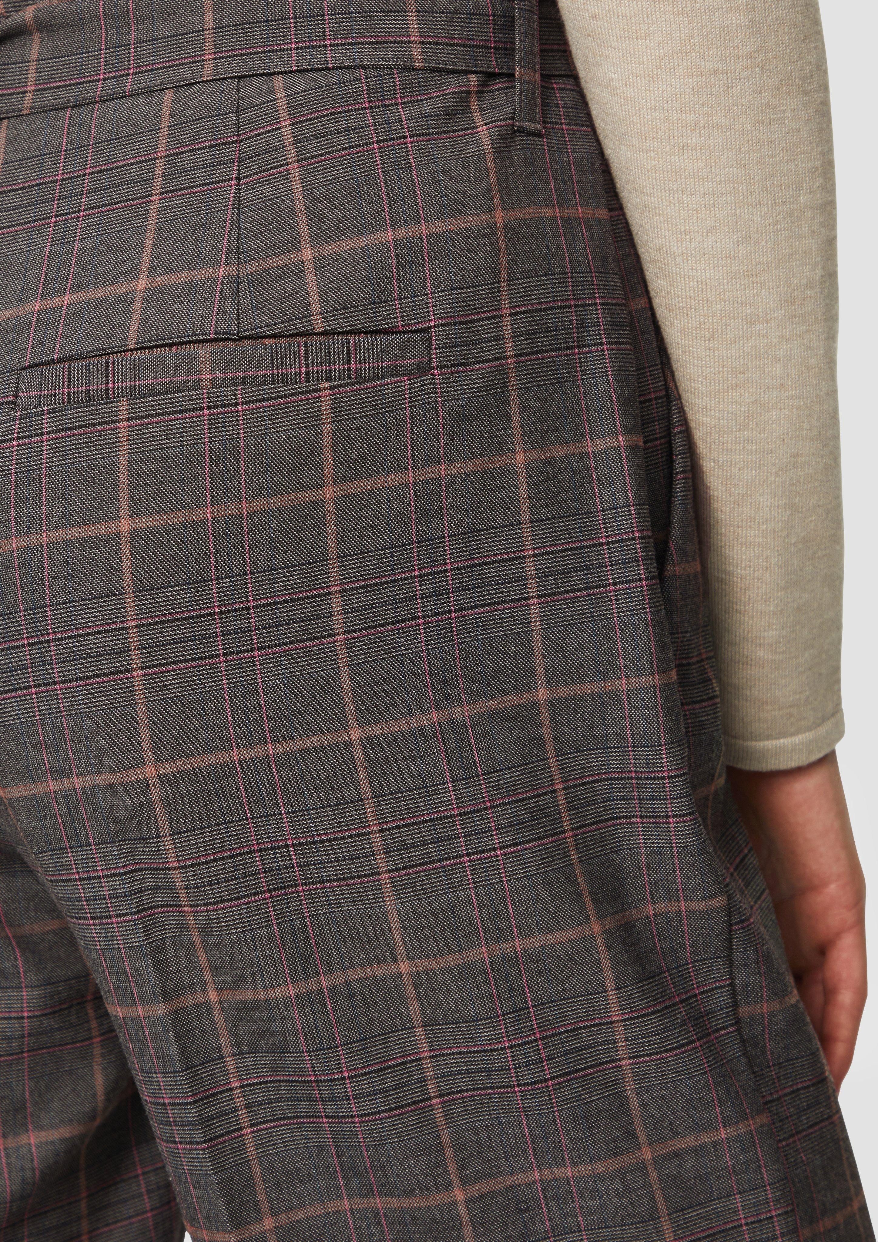 s.Oliver BLACK LABEL 7/8-Hose Karierte Culotte günstig online kaufen