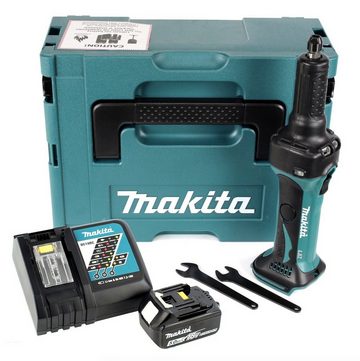 Makita Rundschleifer DGD 800 RT1J Akku Geradschleifer 18V + 1x Akku 5,0Ah + Ladegerät + Ma