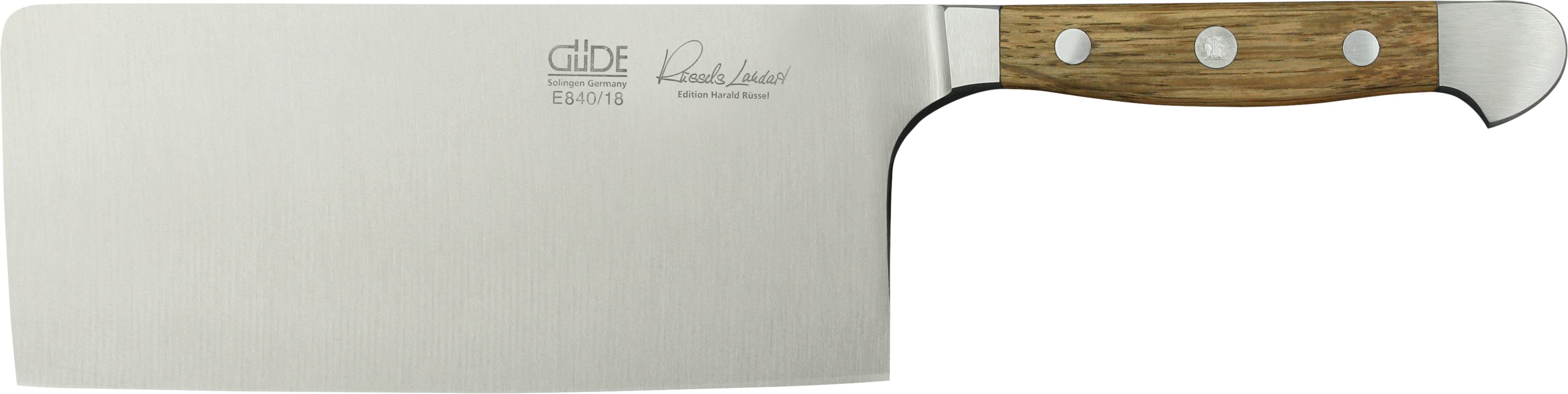 Kochmesser Güde Alpha Kochmesser China Form 18cm, Fasseiche