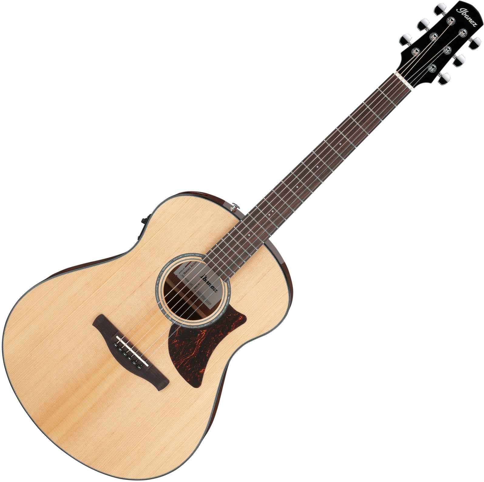 Ibanez Westerngitarre Ibanez AAM100E-NT Natural High Gloss, Akustikgitarre mit Tonabnehmer