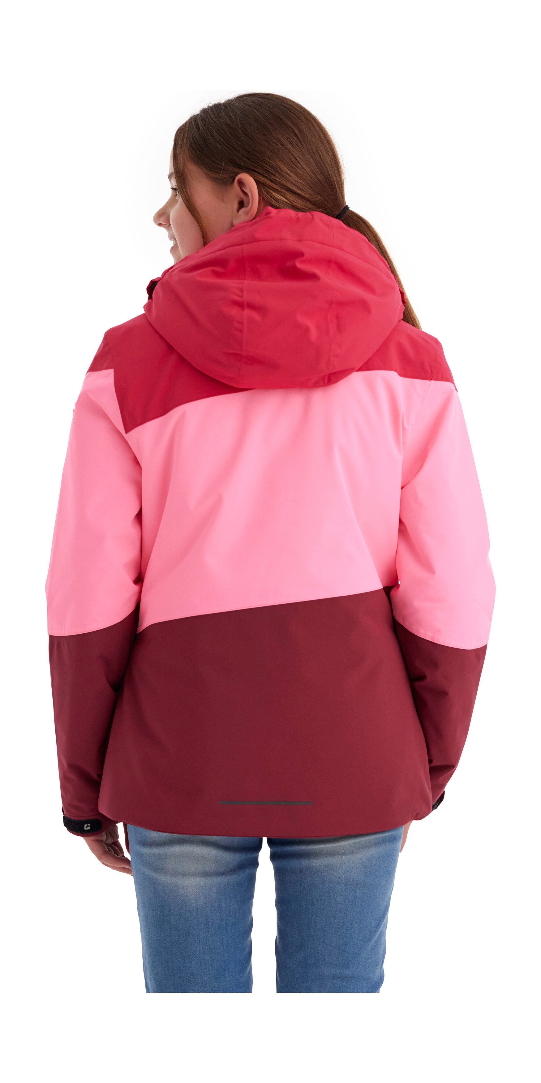 Killtec Outdoorjacke KOW 170 GRLS JCKT Funktionsjacke mit Kapuze und Schneefang, wasserdicht