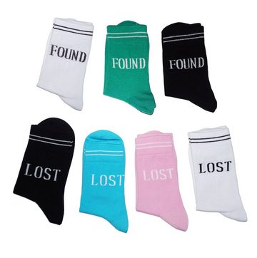 WERI SPEZIALS Strumpfhersteller GmbH Basicsocken Damen Socken >>Lost<< aus Baumwolle