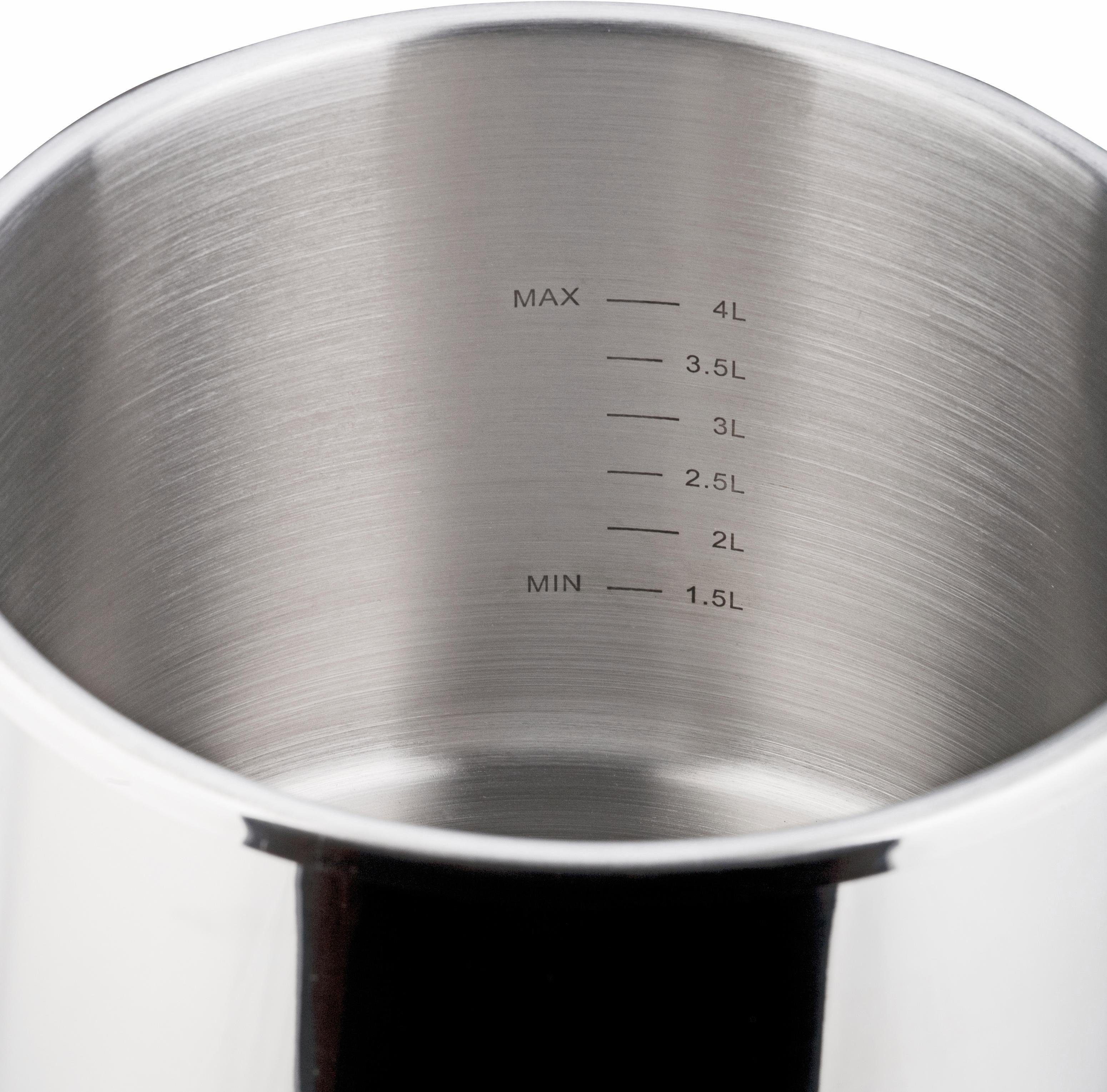 GSW Schnellkochtopf easy Click, Edelstahl 18/8 (1-tlg), Dampfkochtopf, Induktion