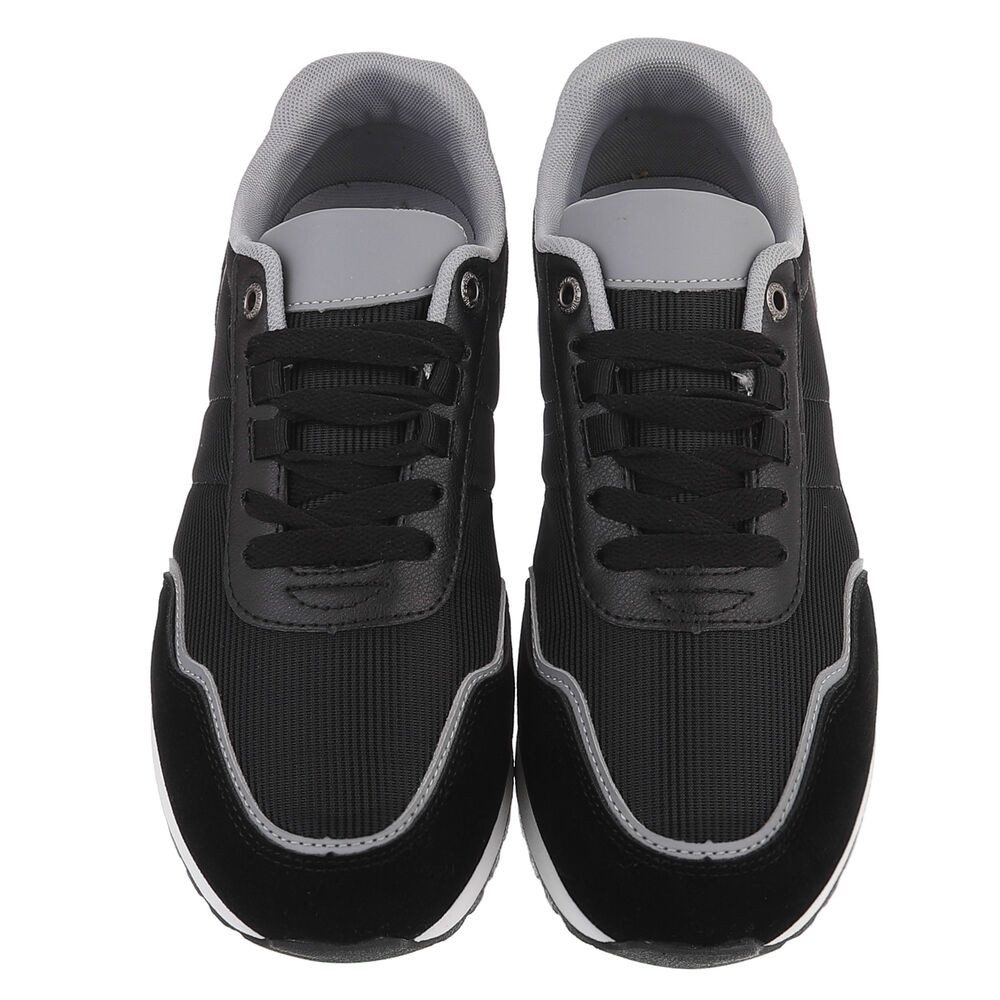 Coolwalk Herren Sneaker Sportlich mit Schnürung und Profilsohle Sneaker (91563875) Flach Sneakers in Schwarz – Bild 4 von 5