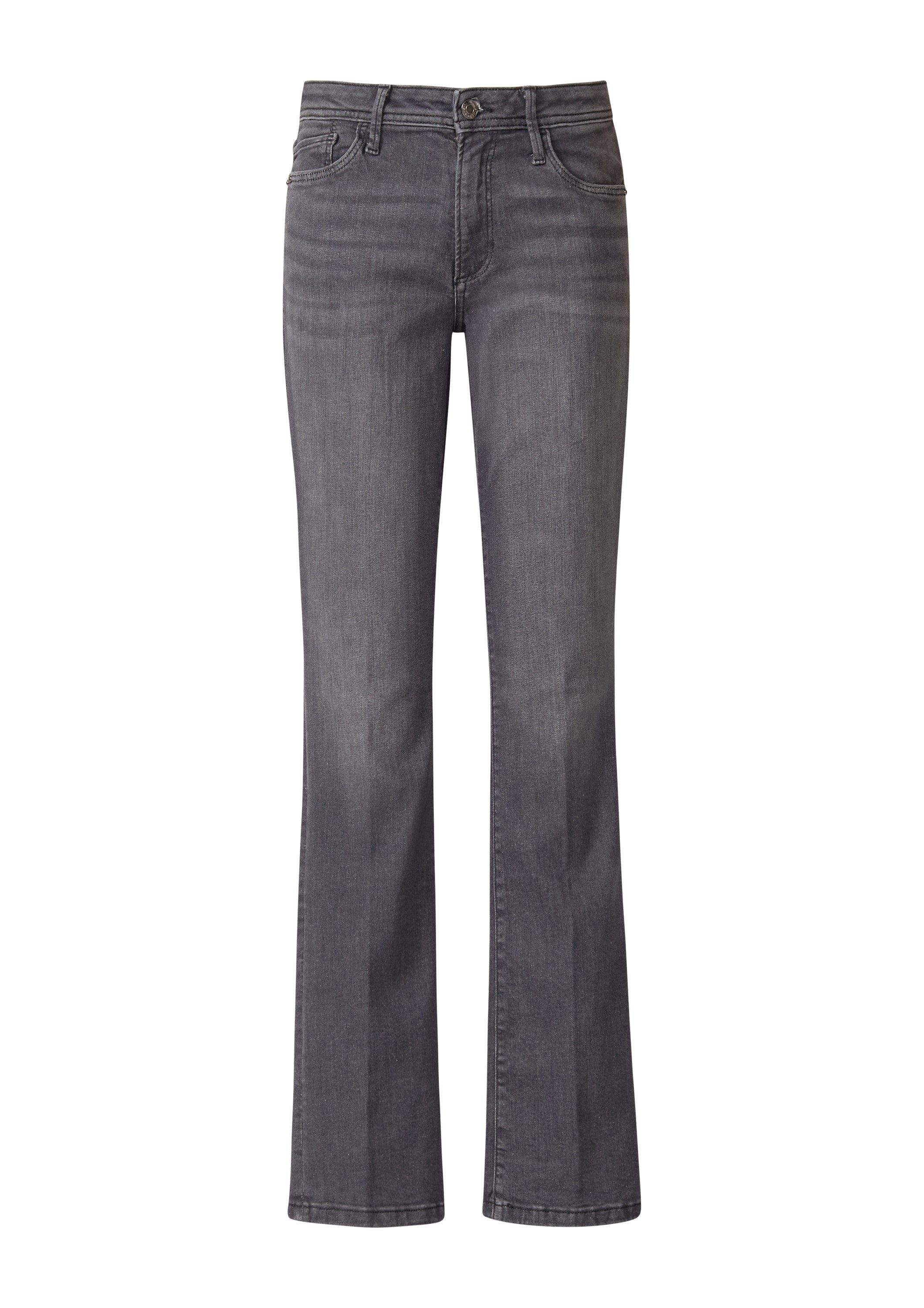 s.Oliver Bootcut-Jeans Jeans-Hose Jeans Beverly/Regular Fit/Mid Rise/Slim Bootcut Leg