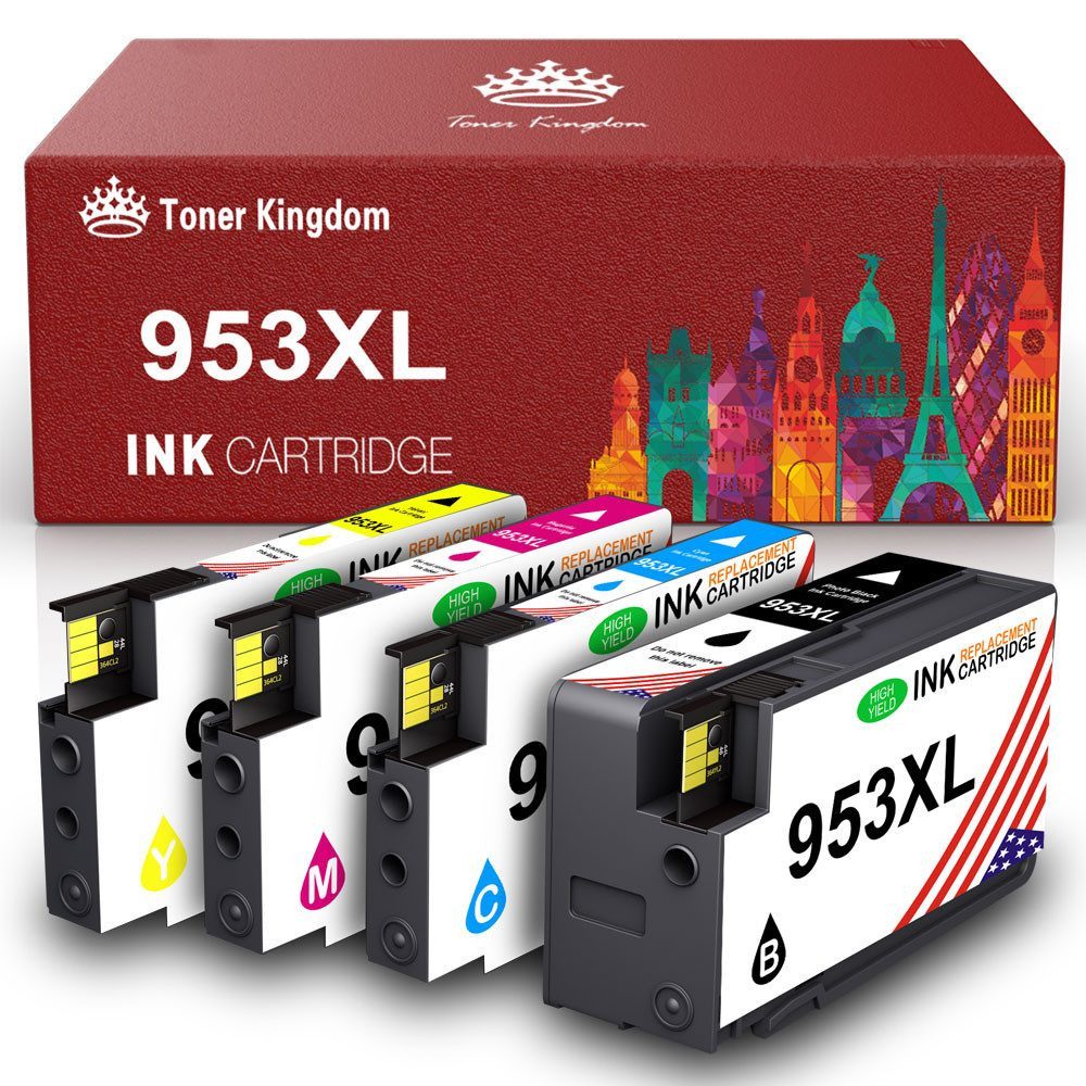 Toner Kingdom Druckerpatronen für HP 953XL Multipack Tintenpatrone (OfficeJet Pro 8710 8720 7720 7730 7740 8715 8718 8210 8725 8218 8728 8730 8740)