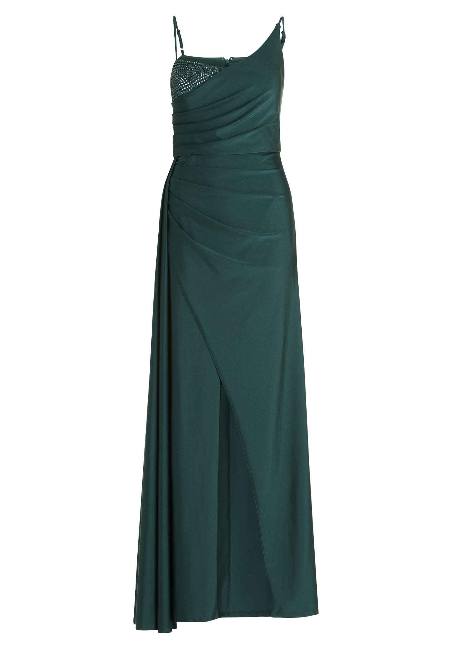 Vera Mont Abendkleid "Damen Abendkleid mit Schmucksteinen" Ohne Tasche Raff günstig online kaufen