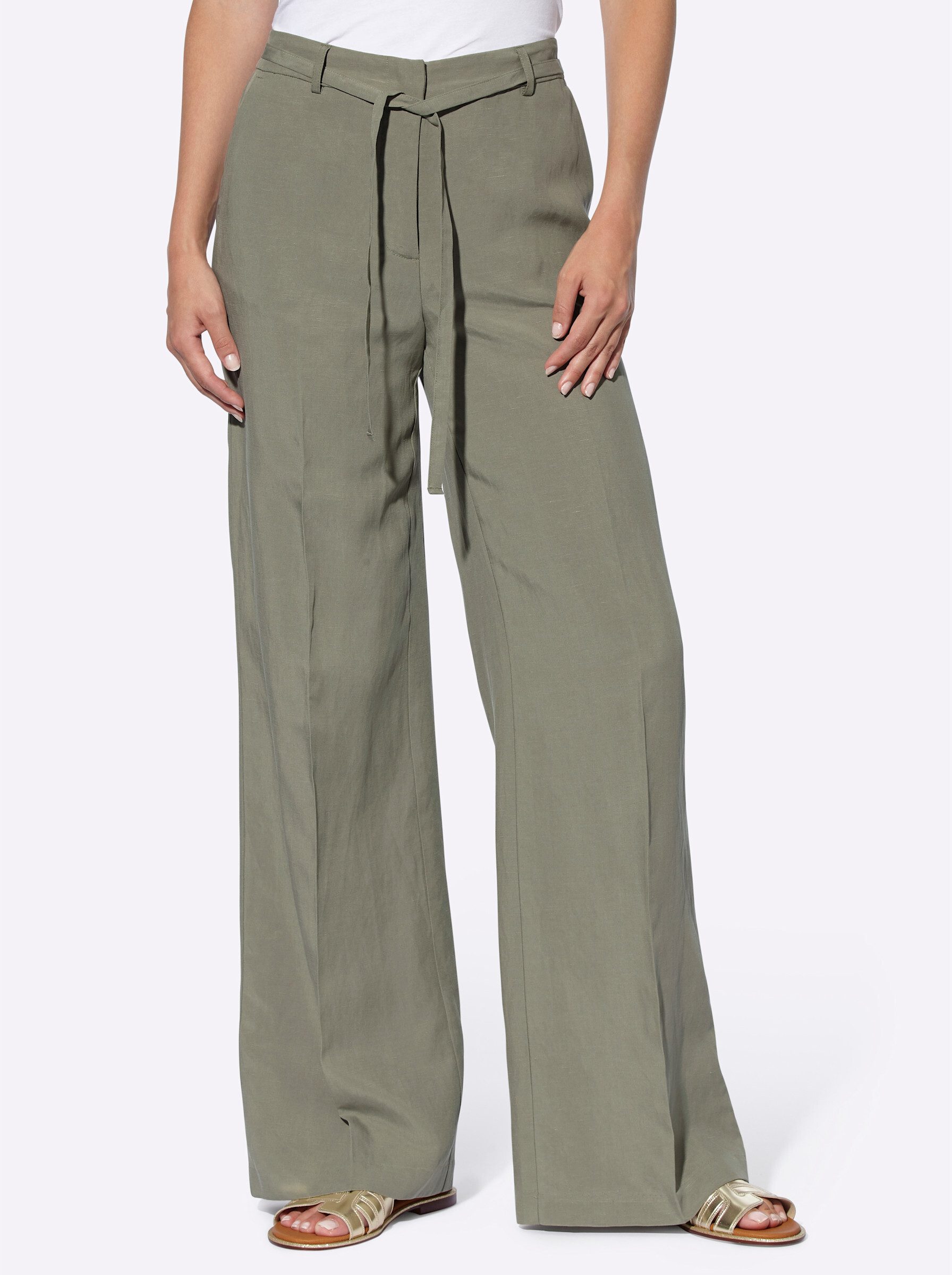 heine Jerseyhose Leinenhose Innenbeinlänge ca. 79 günstig online kaufen