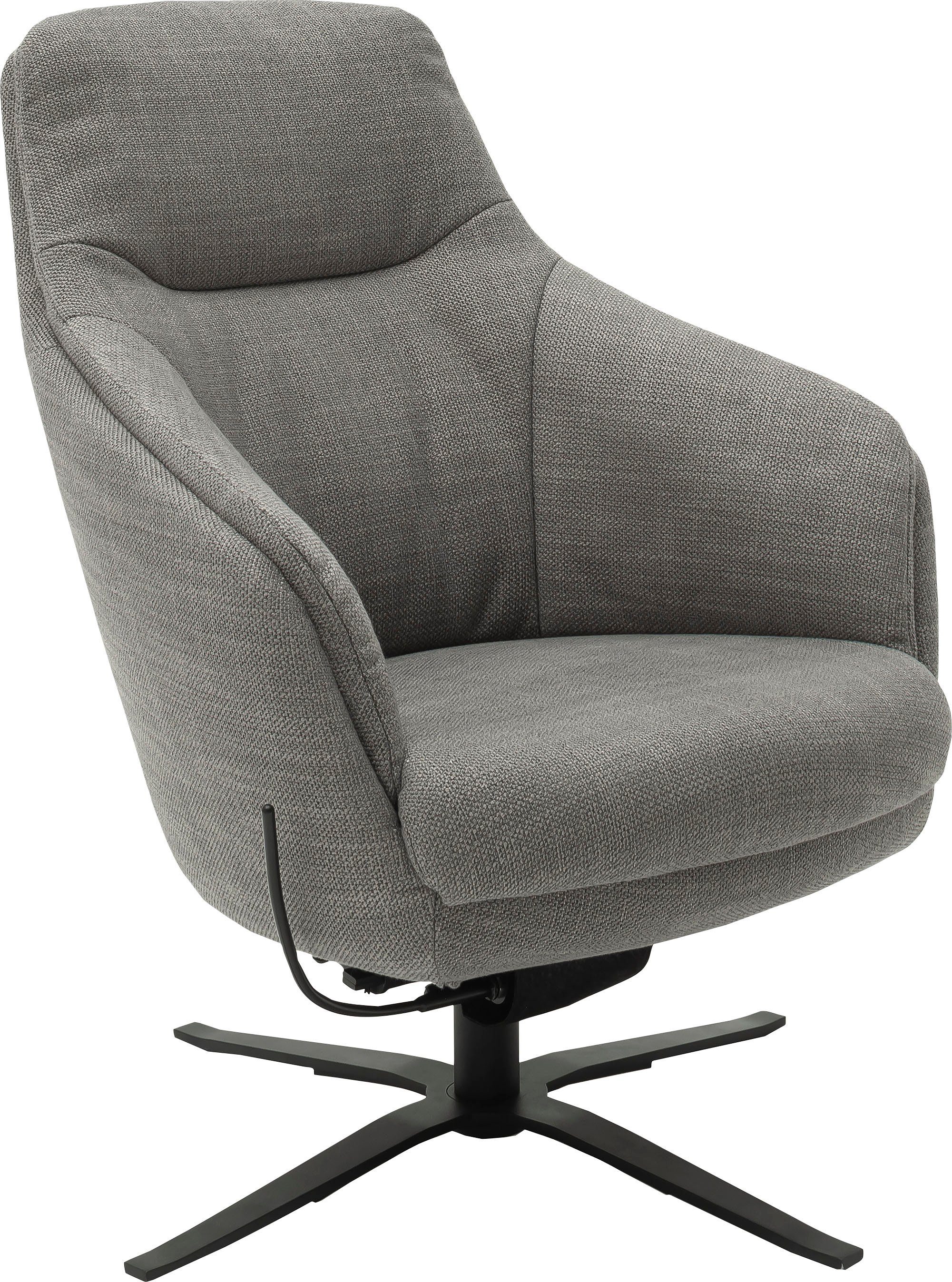 SCHÖNER WOHNEN-Kollektion Drehsessel Sky Sessel bequemer Loungesessel mit tollem Sitzkomfort, wahlweise mit Wippfunktion für noch mehr Wohlfühlkomfort