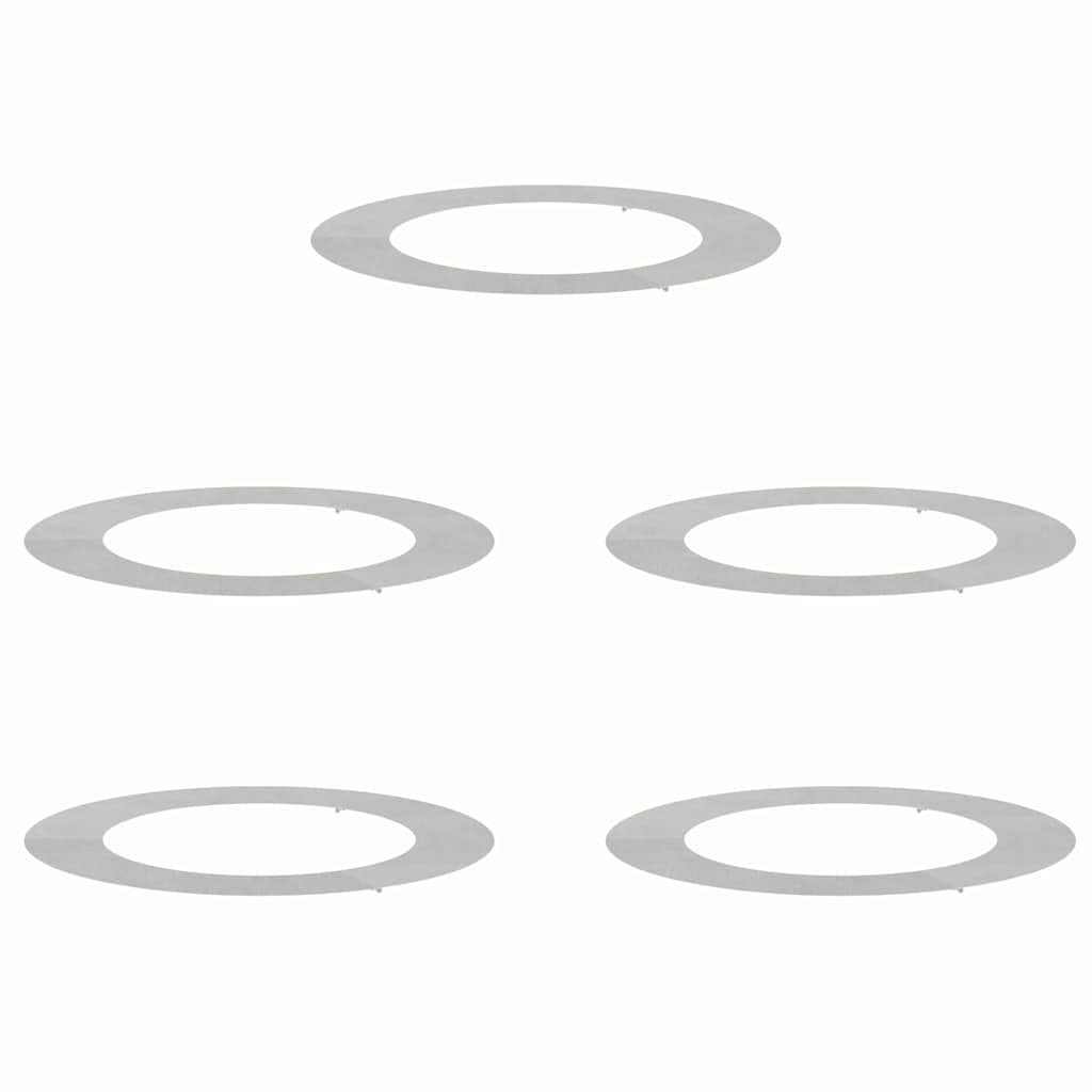vidaXL Blumentopf Flache Baumringe 5 pcs günstig online kaufen