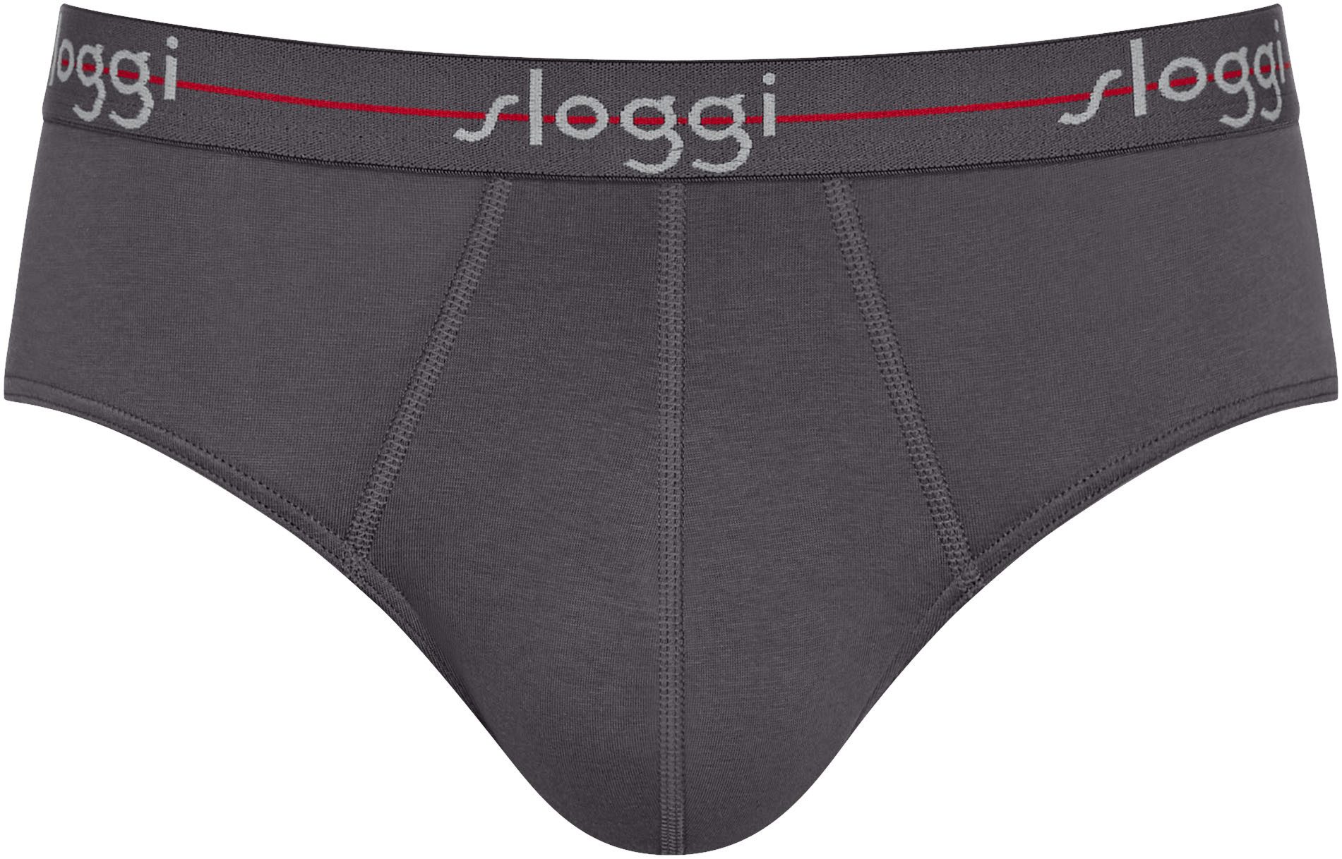 sloggi Midislip men Start (2er Pack) moderne bequeme Basics, ohne Eingriff, sportliches Design