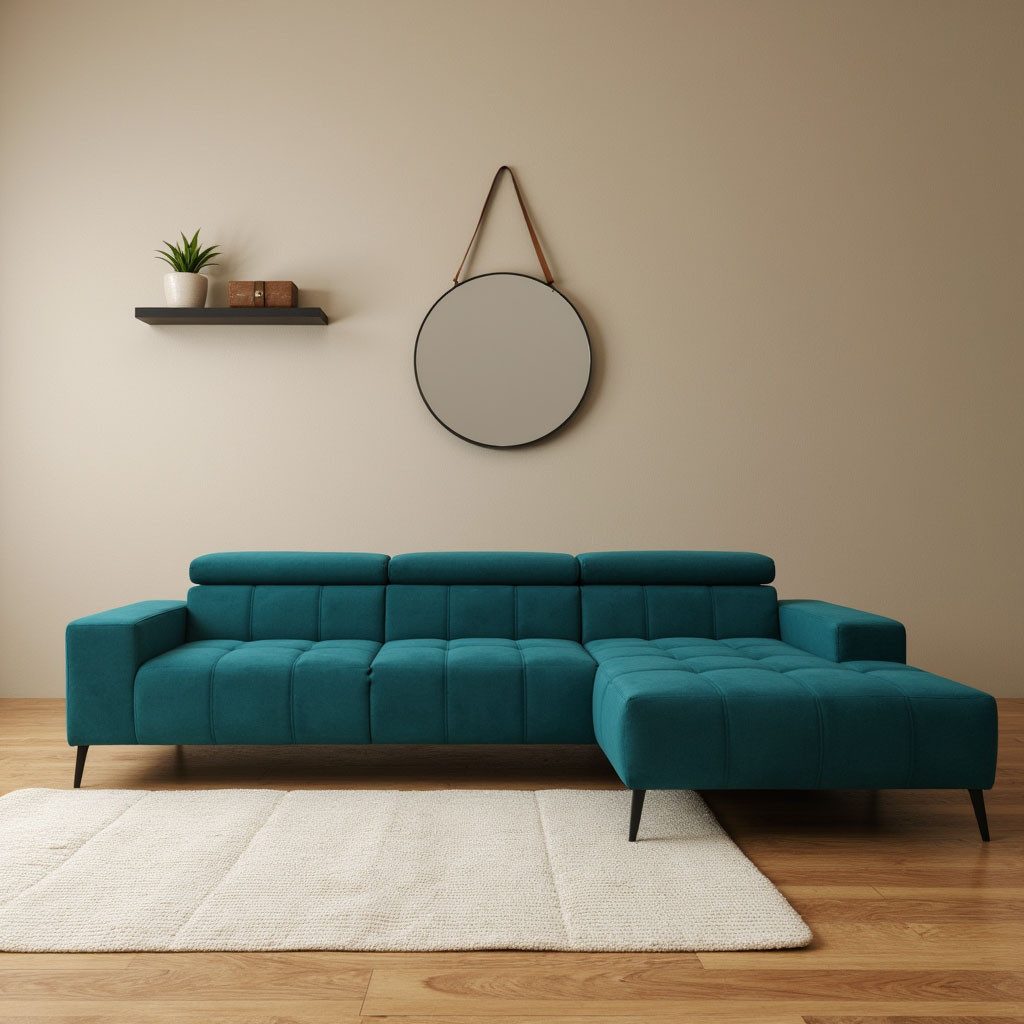 DOMO collection Ecksofa Trento L-Form, mit Kufenfuß oder Einzelfuß, wahlwei günstig online kaufen