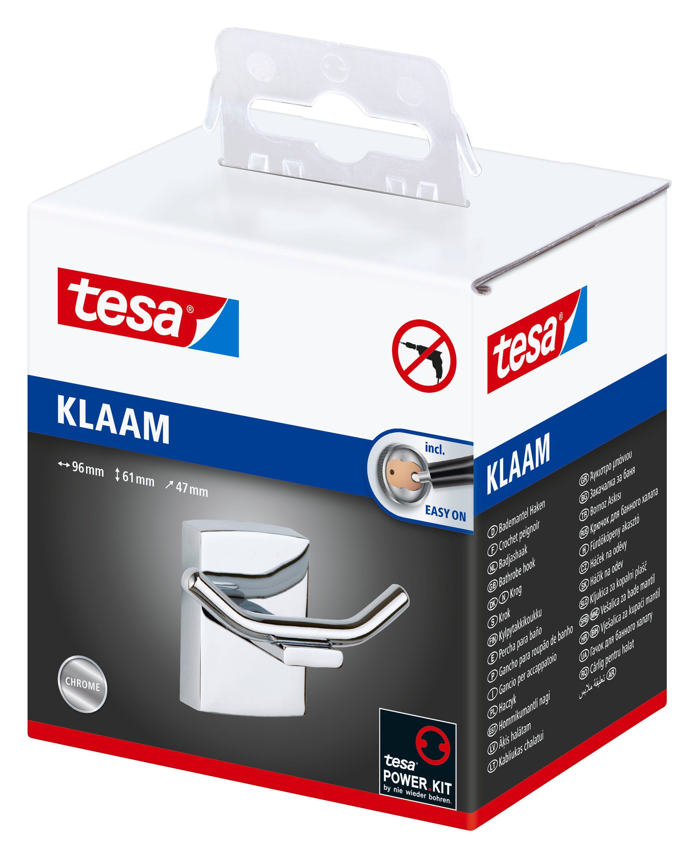 tesa Handtuchhaken 1x tesa klaam Wandhaken, günstig online kaufen