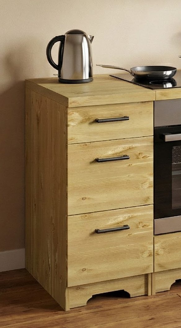 Home affaire Unterschrank Meliss aus massiver Kiefer, Breite 40 cm, Soft-Close-Funktion
