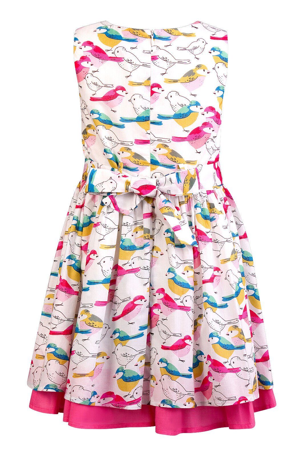 happy girls Vögel Girls® Mädchen Happy A-Linien-Kleid Kleid