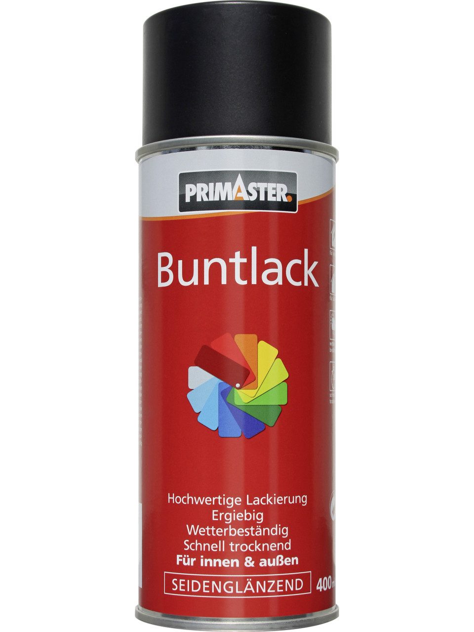 Primaster Sprühlack Primaster Lackspray 400 ml verkehrsschwarz