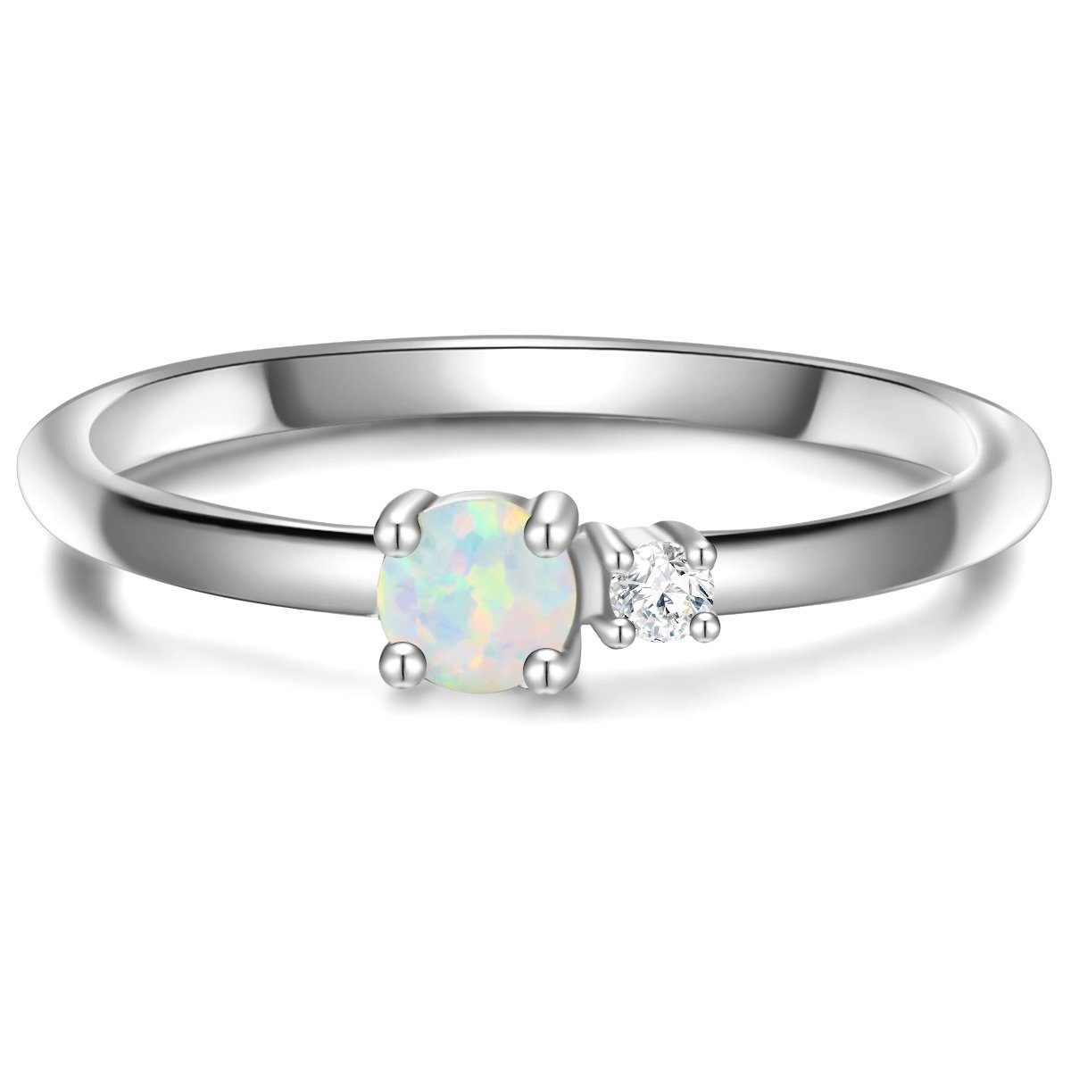 GLANZSTÜCKE MÜNCHEN Damen Ring Sterling Silber - Gelbvergoldet 1,4mm | Stapelring Steckring