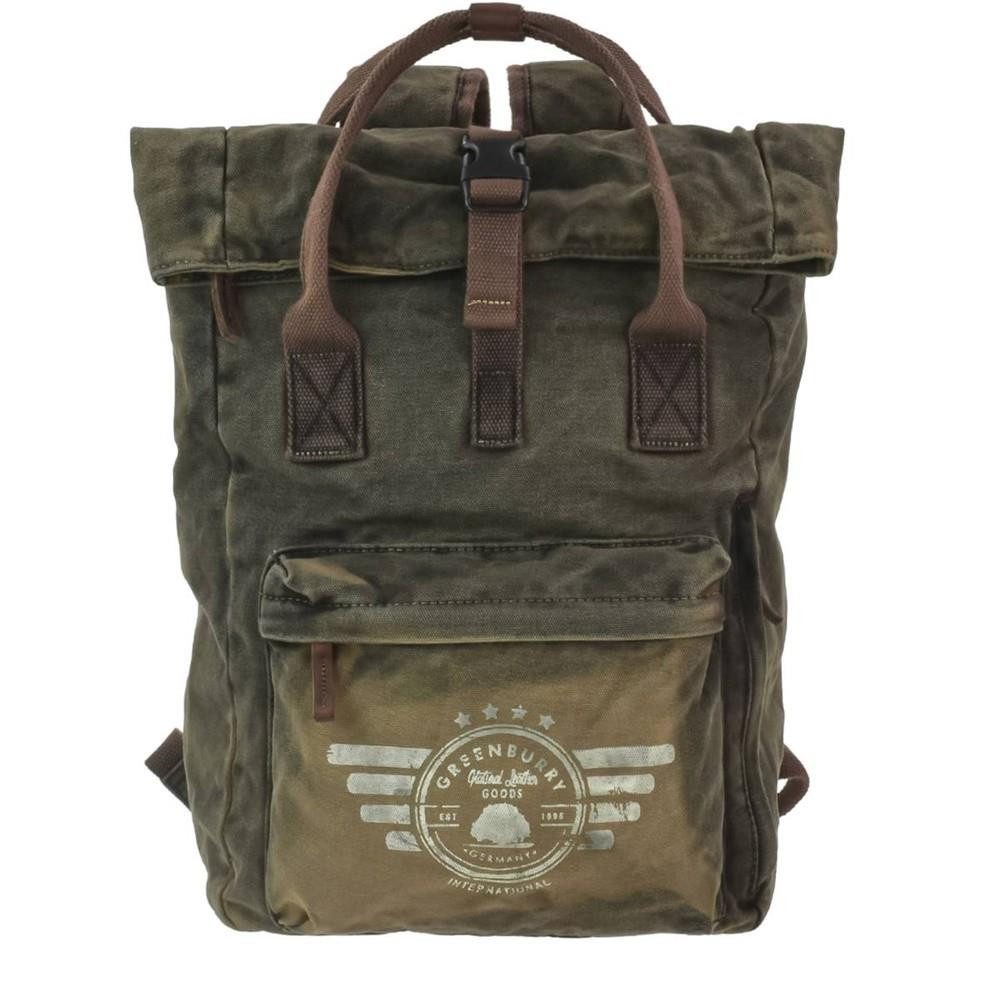 Tagesrucksack "Aviator" Explorer No2 Canvas 38x42cm khaki