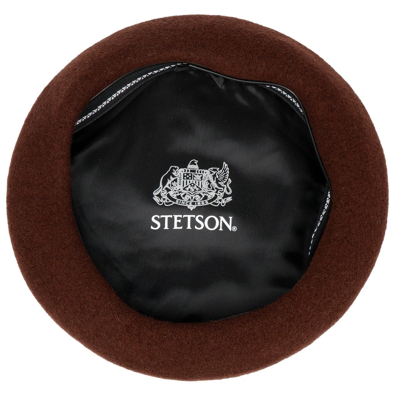 Stetson Baskenmütze (1-St) Baskenmütze mit Futter, Made in the EU