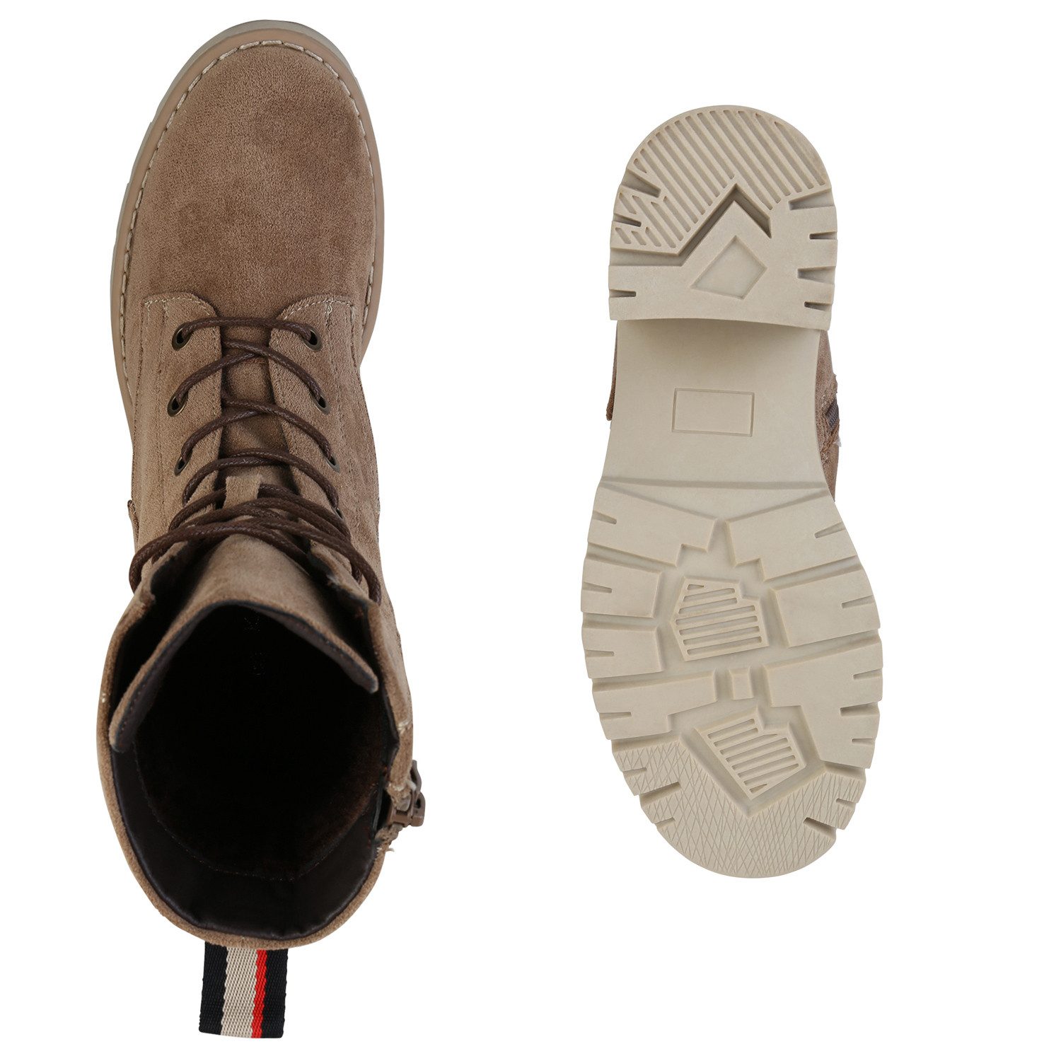 VAN HILL 841344 Schnürstiefelette Damen Leicht Gefütterte Schnürstiefelette günstig online kaufen