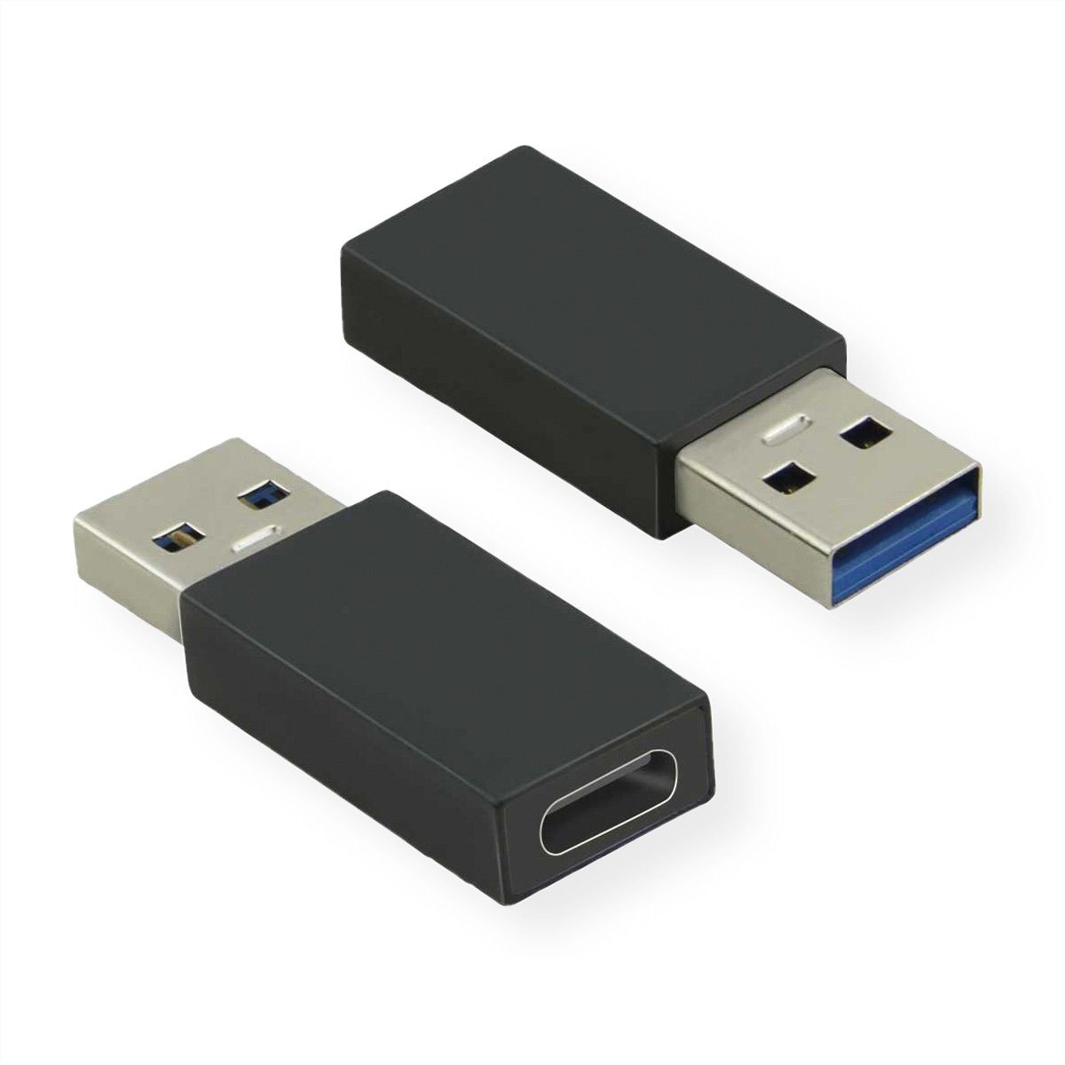 VALUE USB 3.2 Gen 1 Adapter, USB Typ A - C, ST/BU Computer-Adapter USB Typ C (USB-C) Weiblich (Buchse) zu USB 3 Typ A Männlich (Stecker)