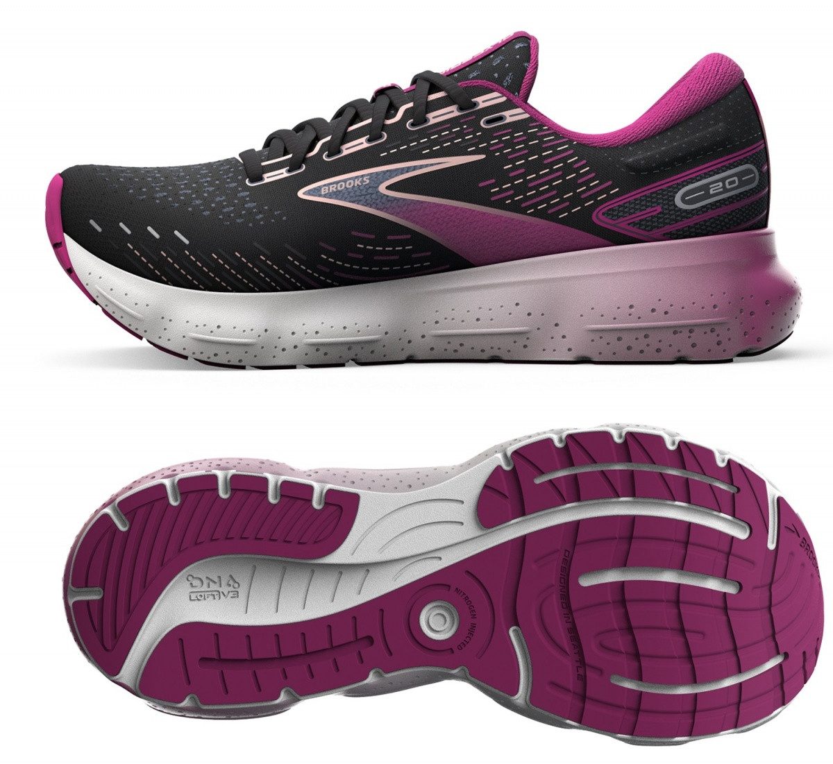 Brooks Brooks Glycerin 20 Damen Running Laufschuhe 120369 1B 094 Laufschuh