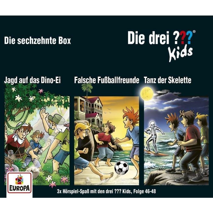 United Soft Media Hörspiel Die drei ??? Kids 3er Box -Folgen 46-48 (3 Audio-CDs)
