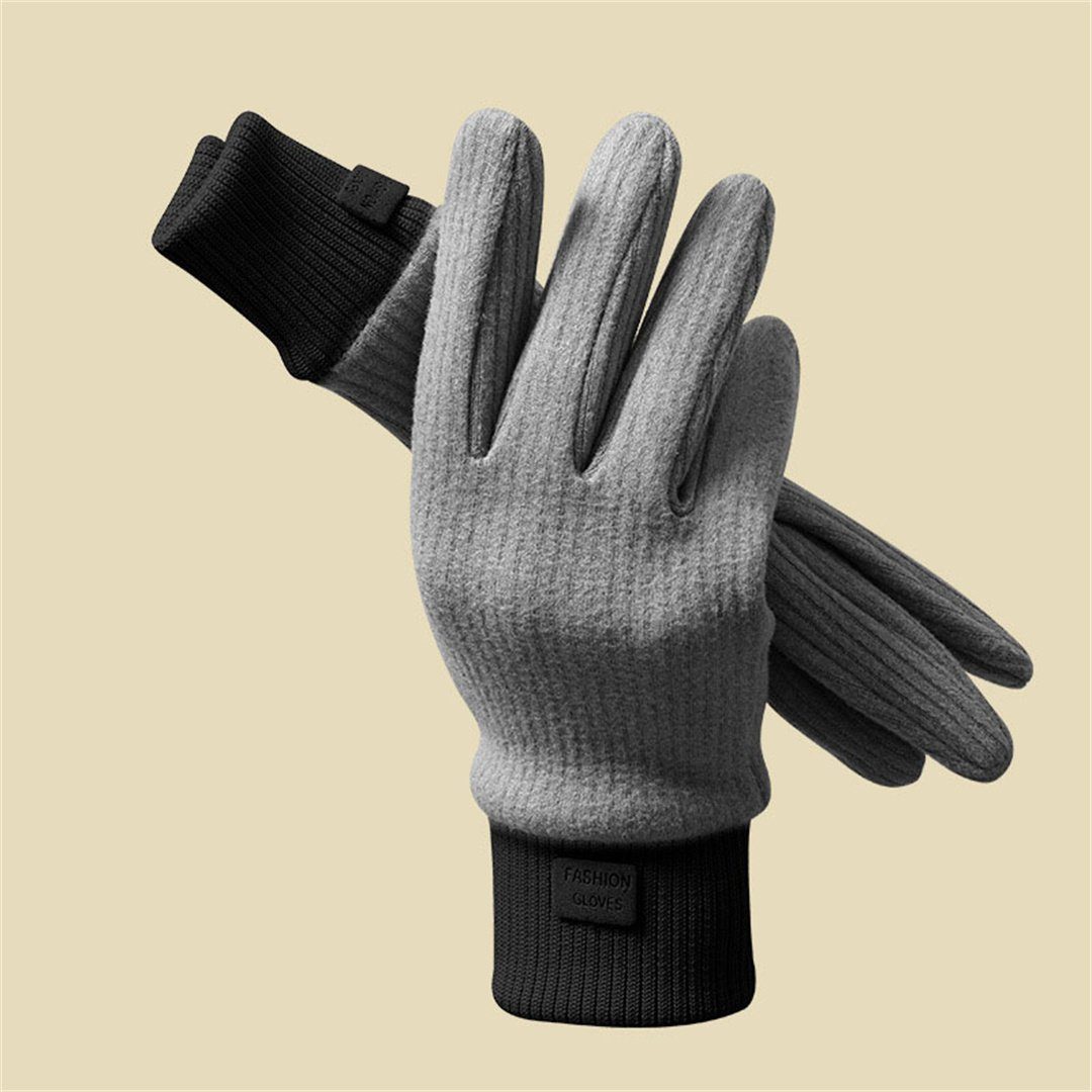 L.Ru UG Fahrradhandschuhe Winterwarme Handschuhe für Damen, Outdoor-Fahrradhandschuhe Niedliche Handschuhe mit wind- und kältebeständigem Touchscreen | 