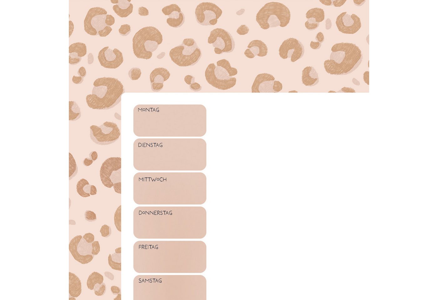 Thumbnail - Designforlittleones Schreibtischunterlage Schreibtischunterlage/Wochenplaner Leo