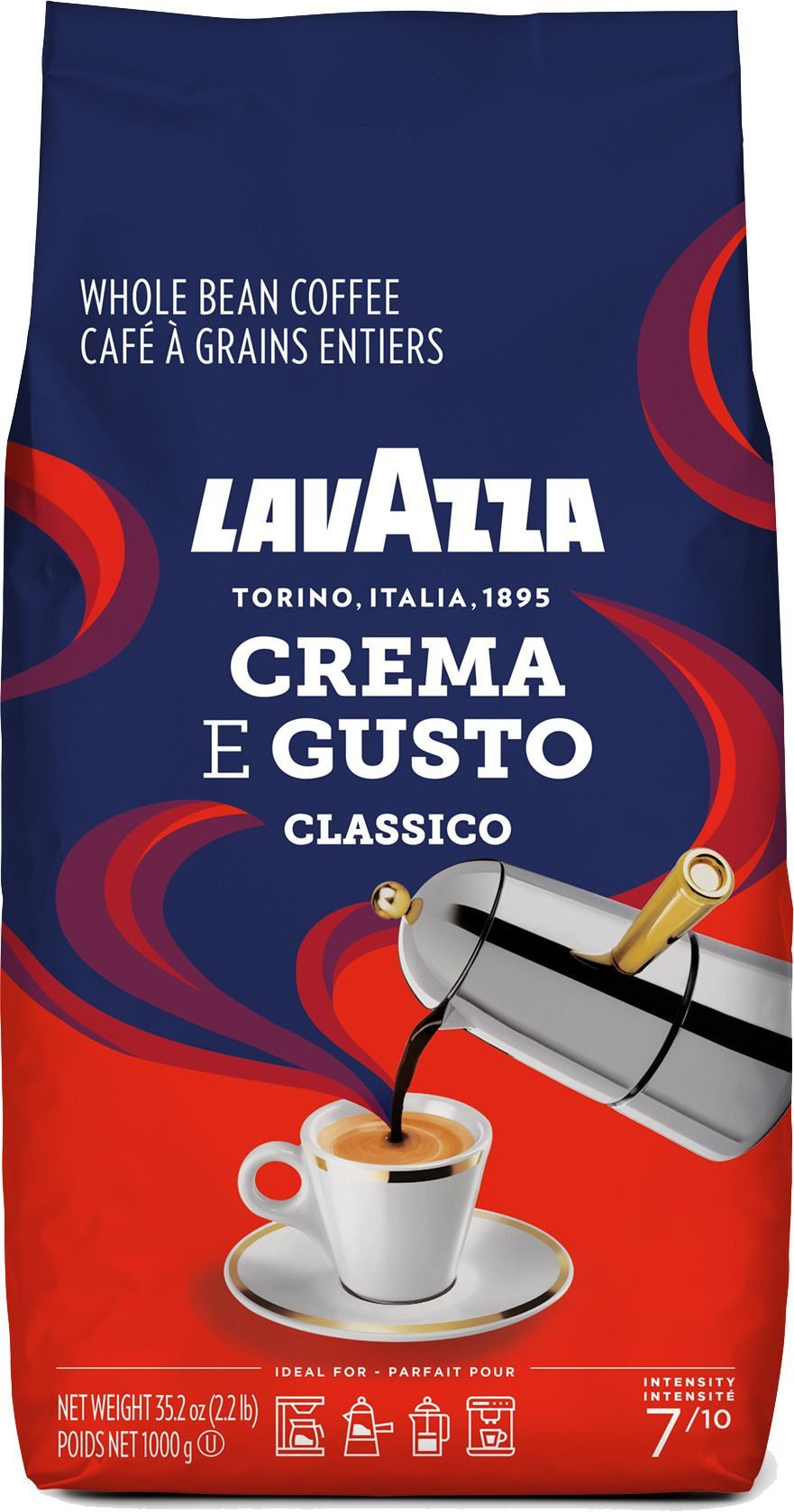 Lavazza Wasserbar Lavazza 4720034002 Kaffee Crema e Gusto - 1.000 g