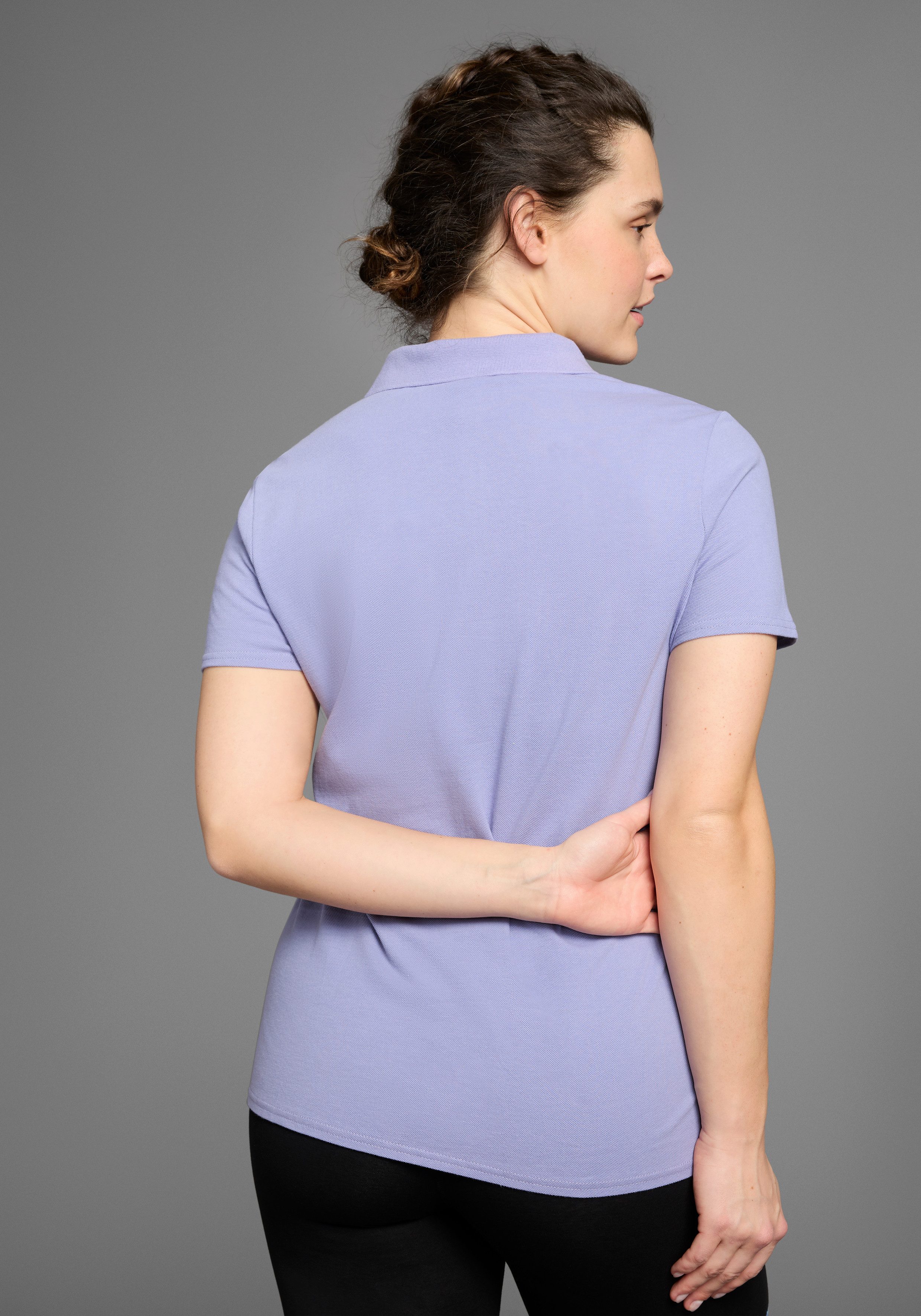 KangaROOS Poloshirt Kurzarm, unifarben, Polokragen, aus Baumwolle, große Gr günstig online kaufen