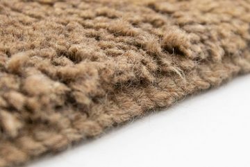 Wollteppich Designer Teppich handgeknüpft braun, morgenland, rechteckig, Höhe: 20 mm, handgeknüpft