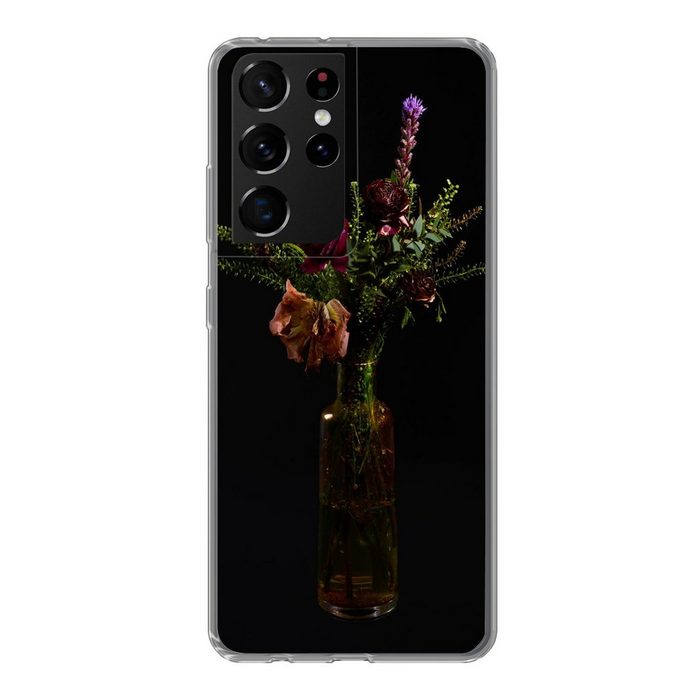 MuchoWow Handyhülle Blumen - Farben - Stilleben Phone Case Handyhülle Samsung Galaxy S21 Ultra Silikon Schutzhülle