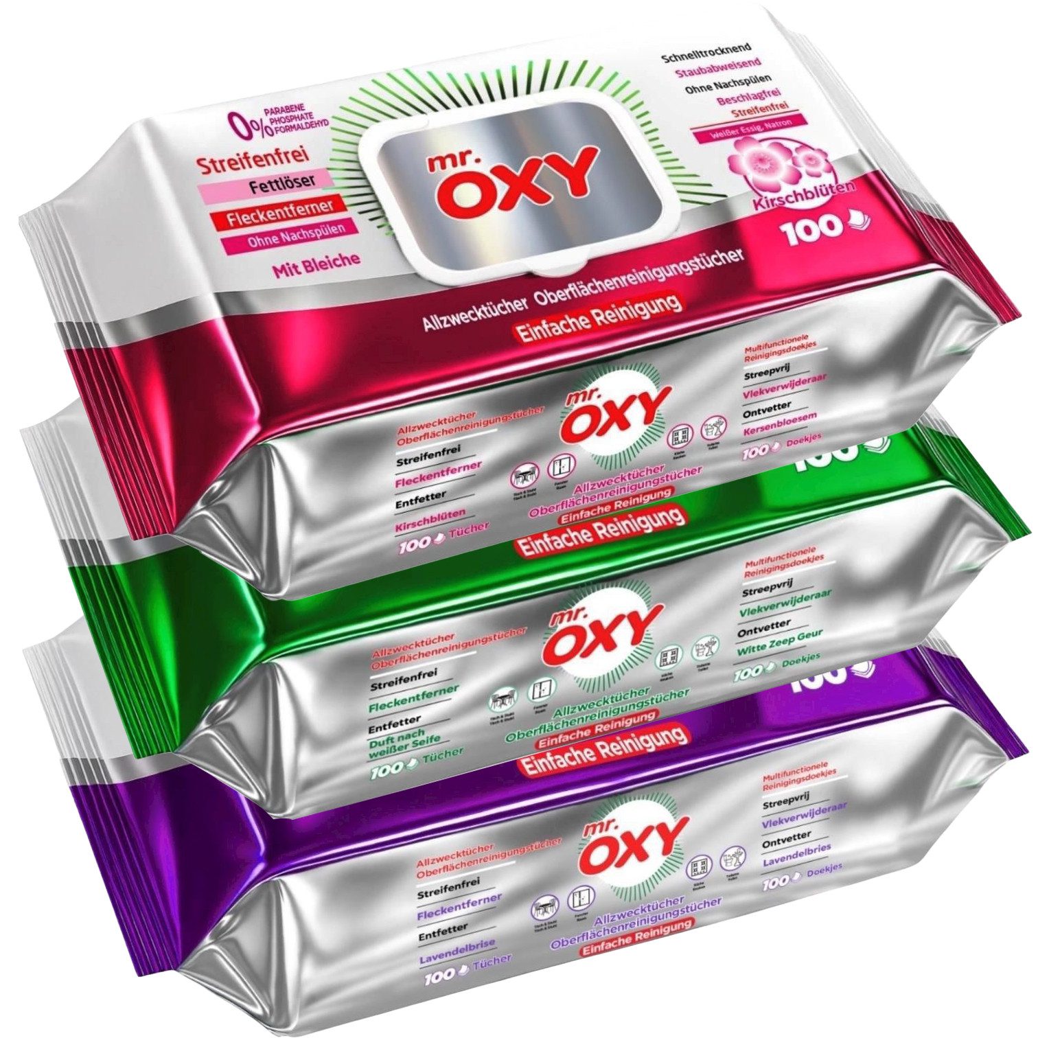 Roxlin Allzweck Салфетки для чистки Streifenfrei, Fettlösend, Schnell Trocknend Reinigungstuch (1-tlg)