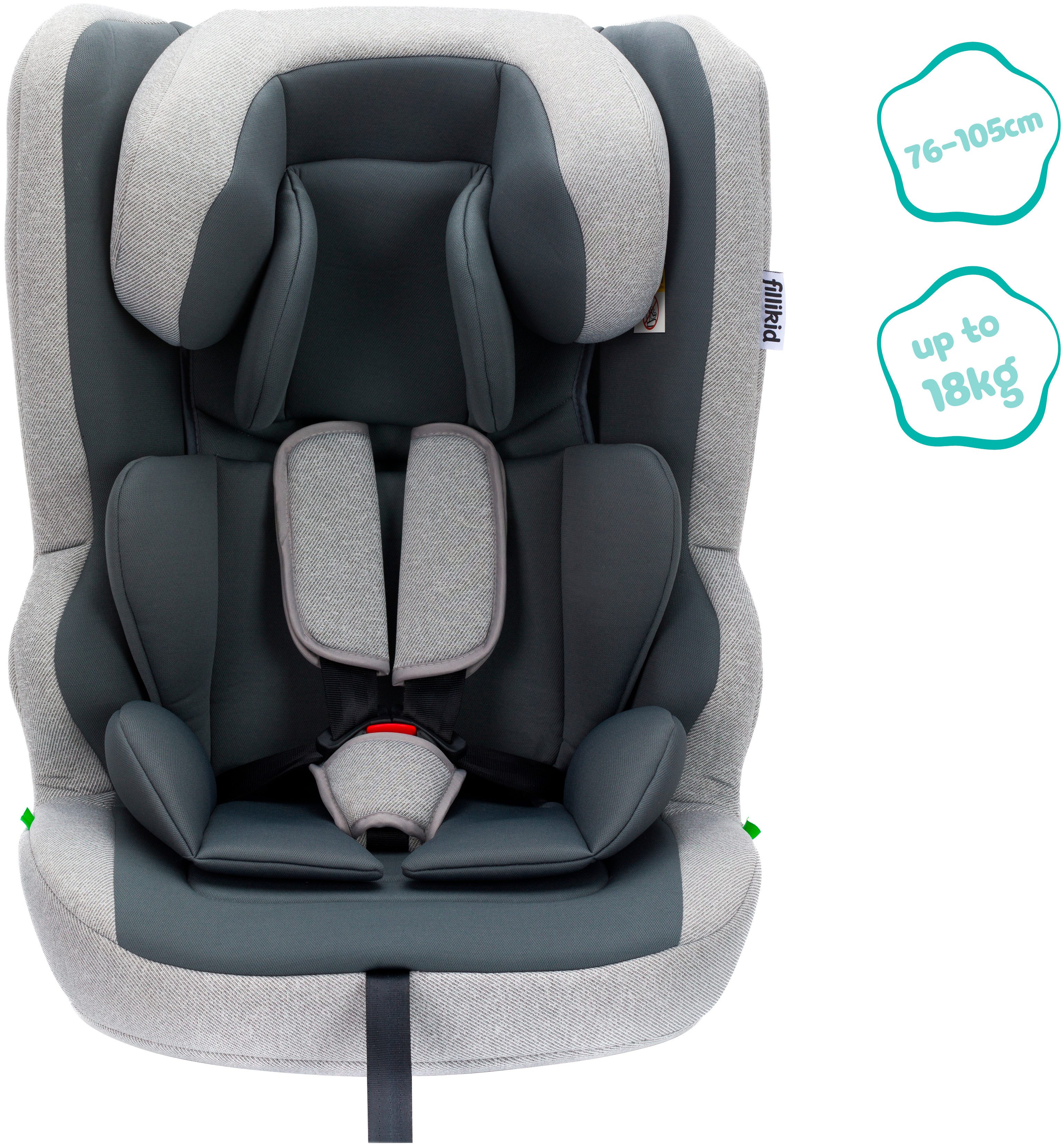 Fillikid Autokindersitz Timo, ab: 9 Monaten, bis: bis 12 Jahren, ab: 76 cm, bis: 150 cm