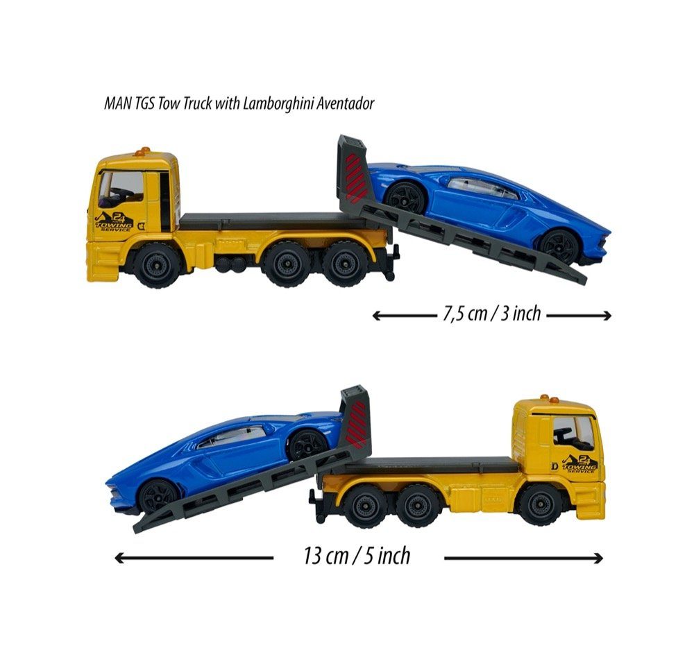 Majorette Transporter FahrzeugSpielzeug Trucks mit FreilaufSpielfahrzeuge 
