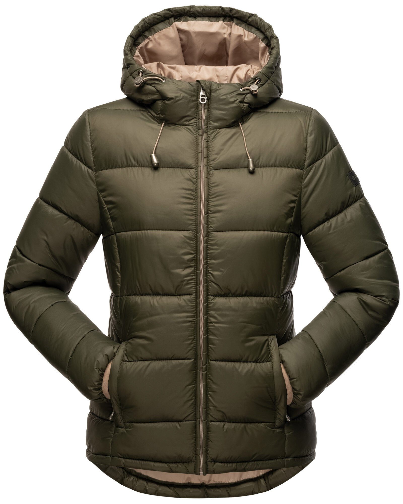 Outdoorjacke mit Kapuze Olive Marikoo Leandraa