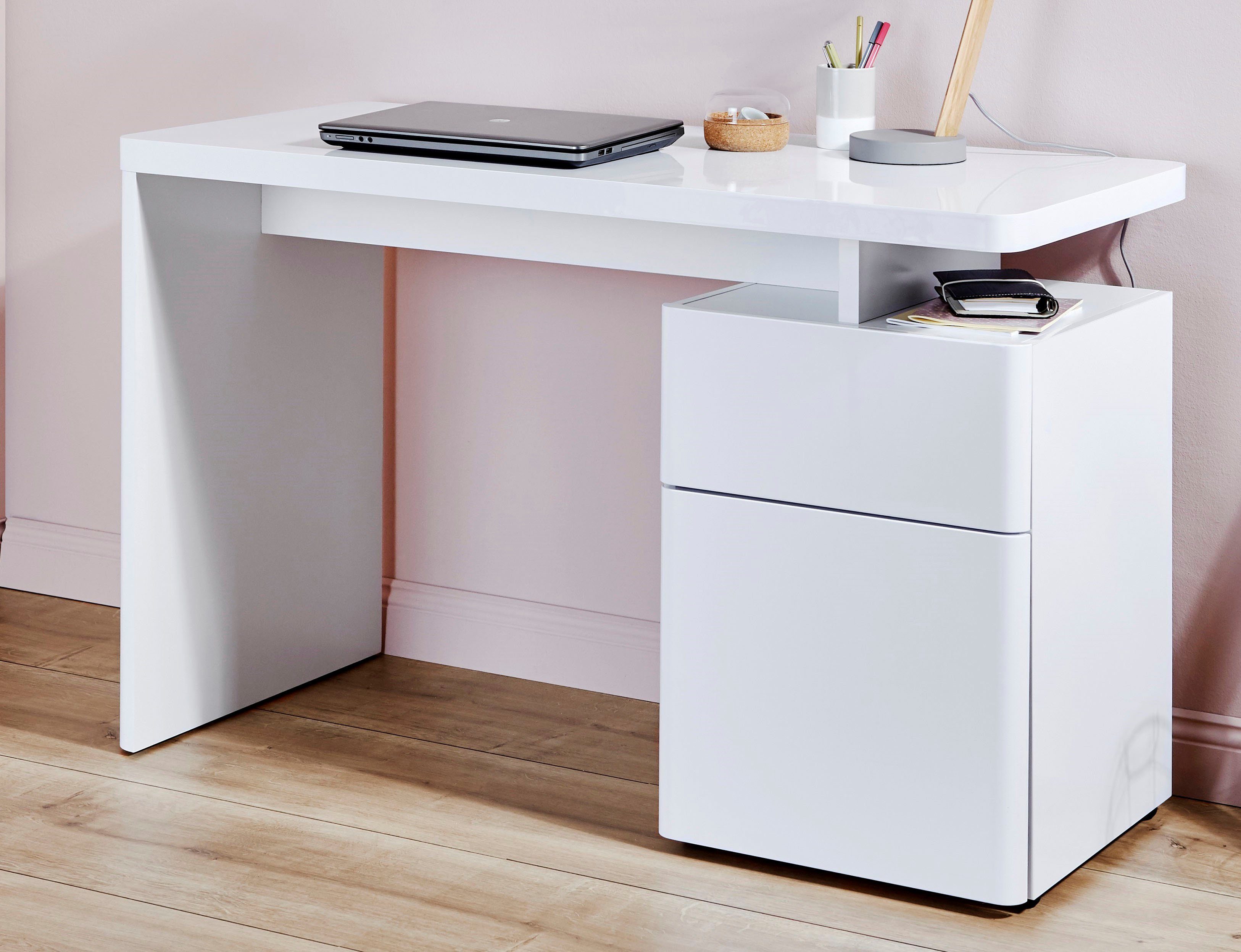 Jahnke Schreibtisch CU-LIBRE 120, platzsparender Arbeitsplatz günstig online kaufen