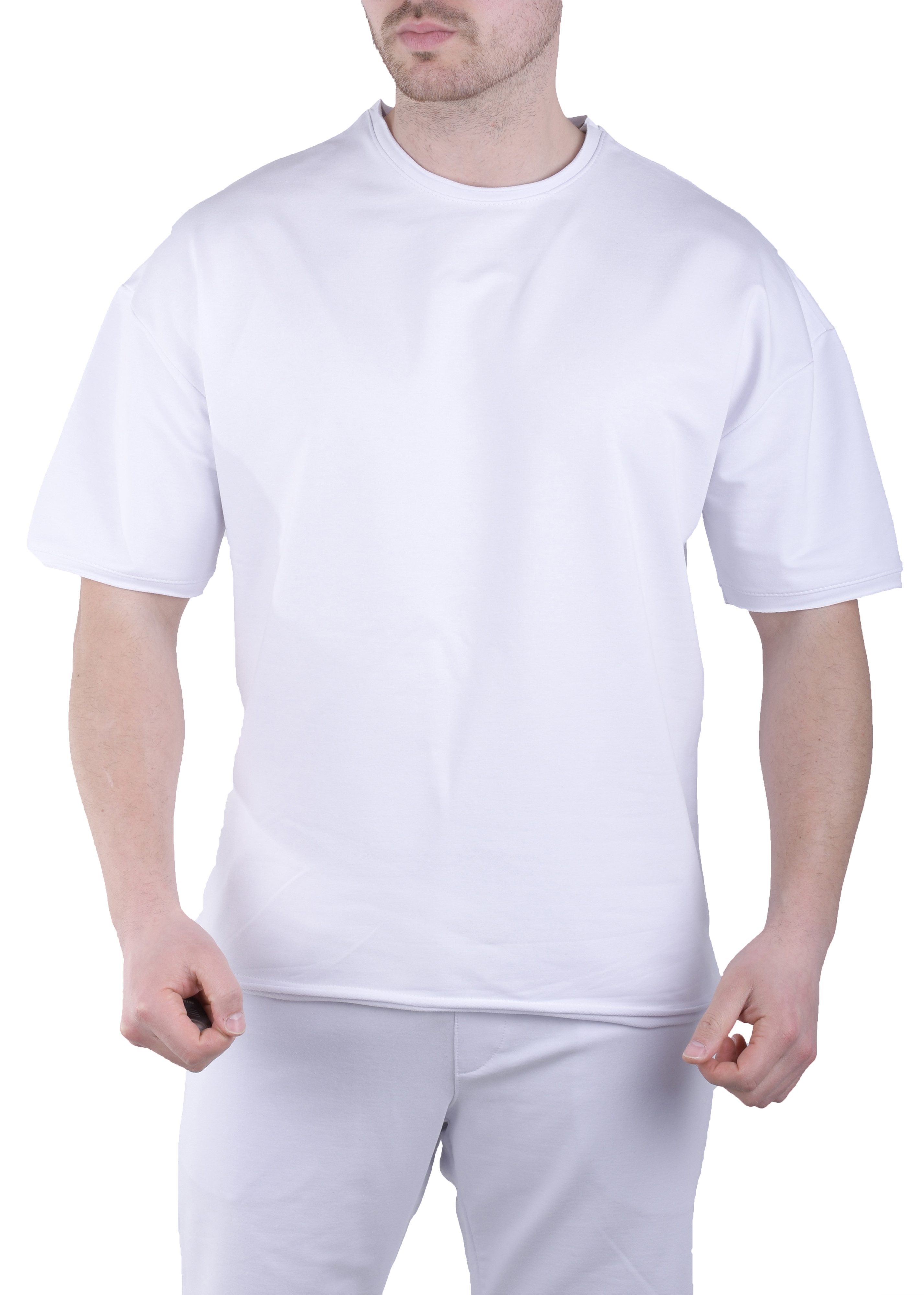 T-Shirt Megaman Jeans Herren Oversize T-Shirt