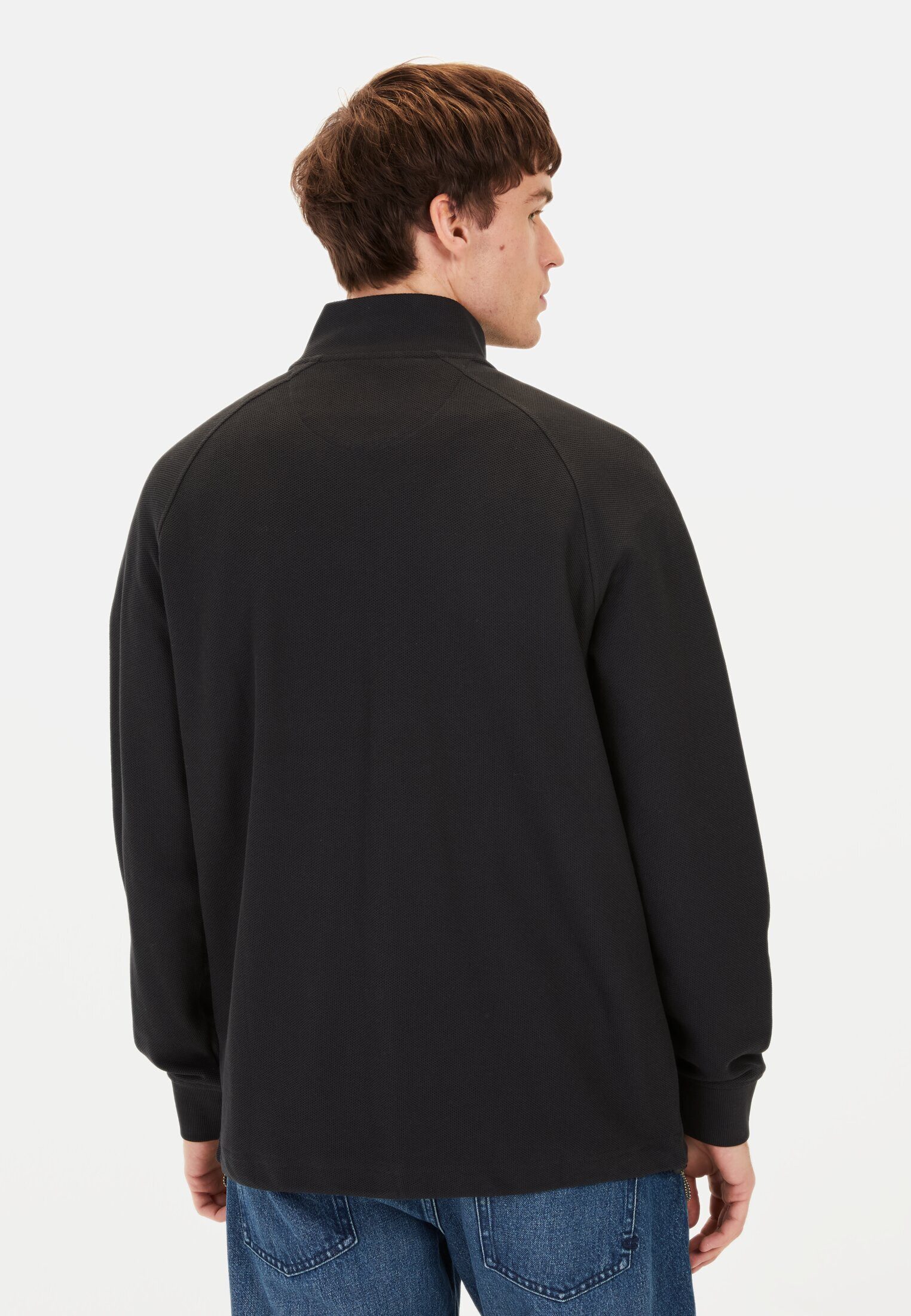 camel active Sweatjacke mit Stehkragen Langarm Stehkragen günstig online kaufen