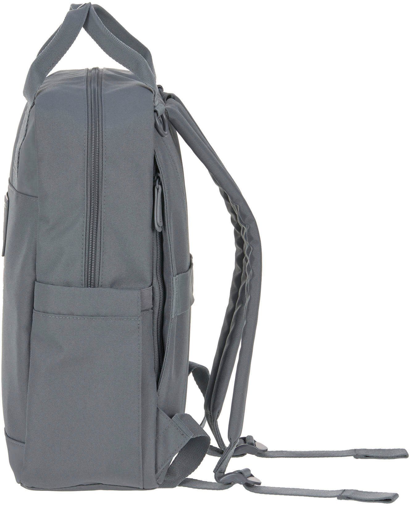 LÄSSIG Wickelrucksack Green Label, Vividal, anthracite, zum Teil aus recyceltem Material