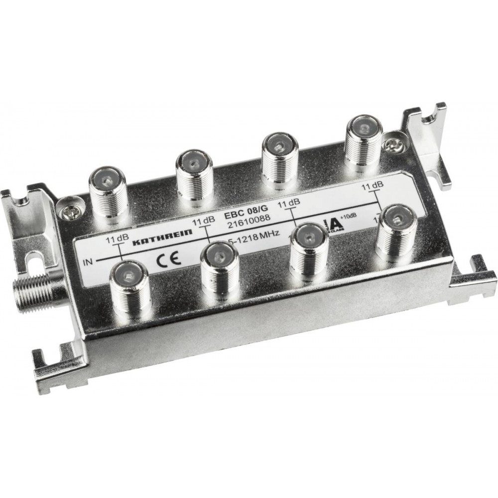 Kathrein Kathrein EBC 08/G 8-fach Antennenverteiler. Elektro-Kabel, 8-fach Verteiler für Antennen, Robuste Bauweise für Langlebigkeit