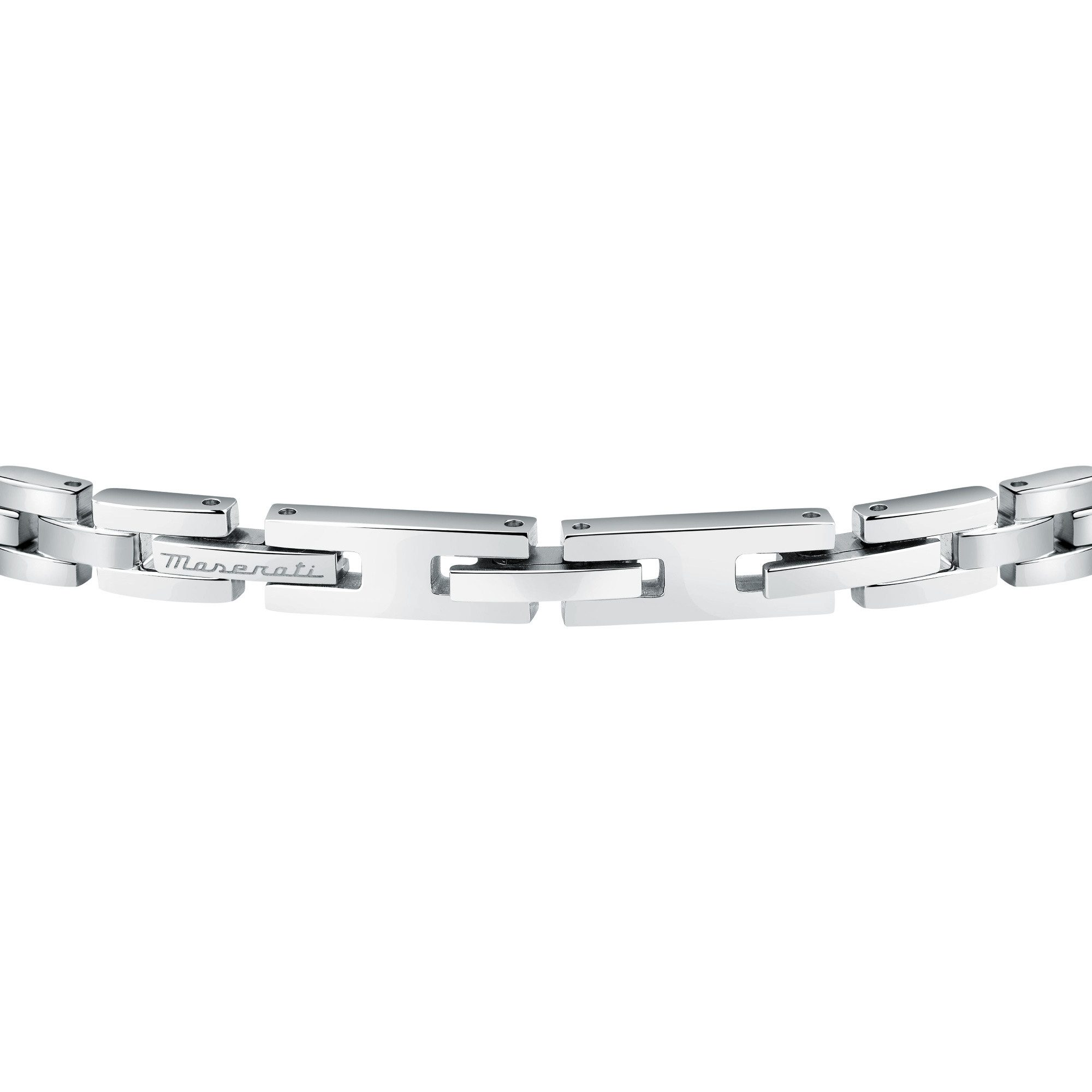 MASERATI Armband Iconic JM324AVD56 – Maskulines Herren-Armband aus Edelstahl, 21 cm