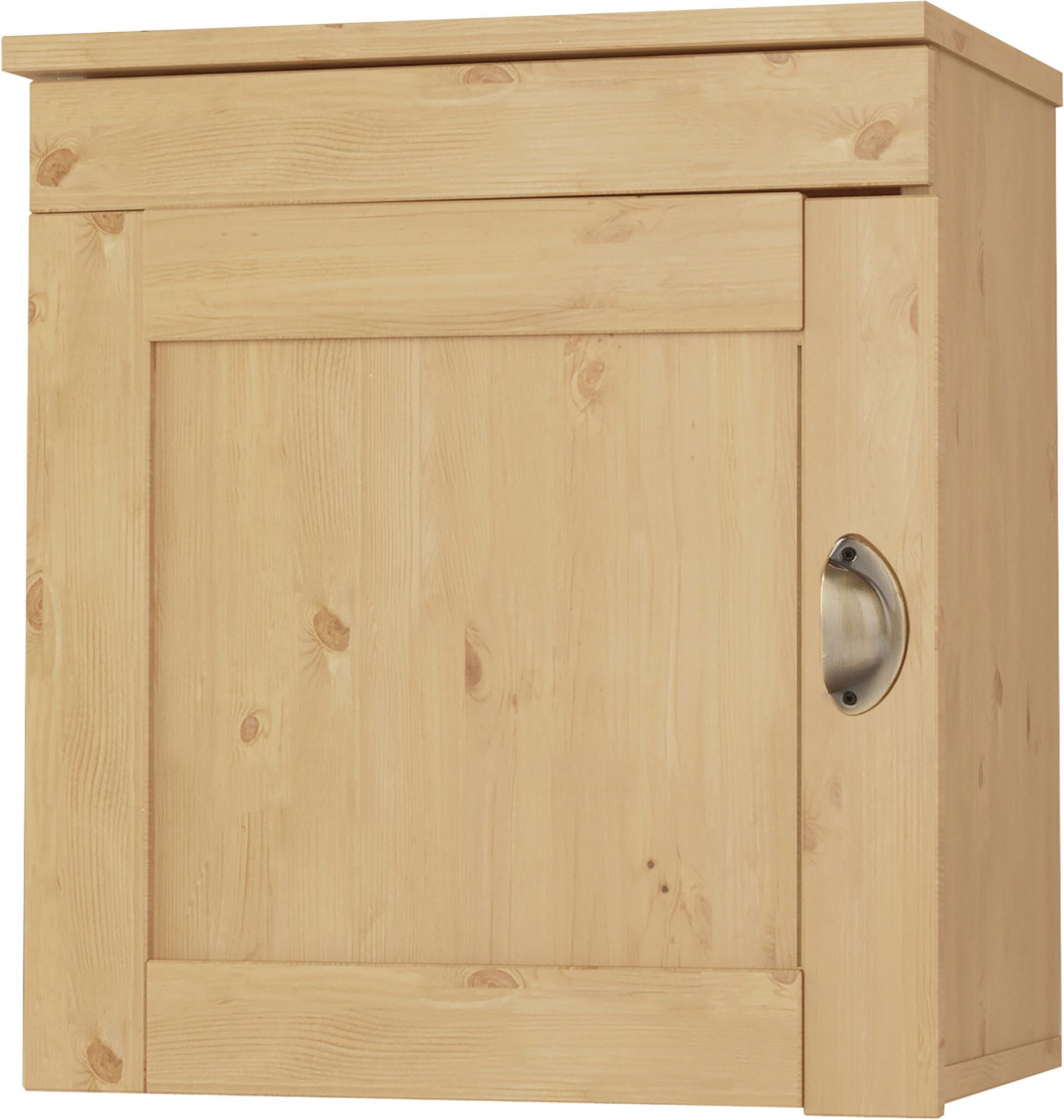 Home affaire Hängeschrank Oslo 50 cm breit, aus massiver Kiefer, 1 Tür, Metallgriff, Landhaus-Optik