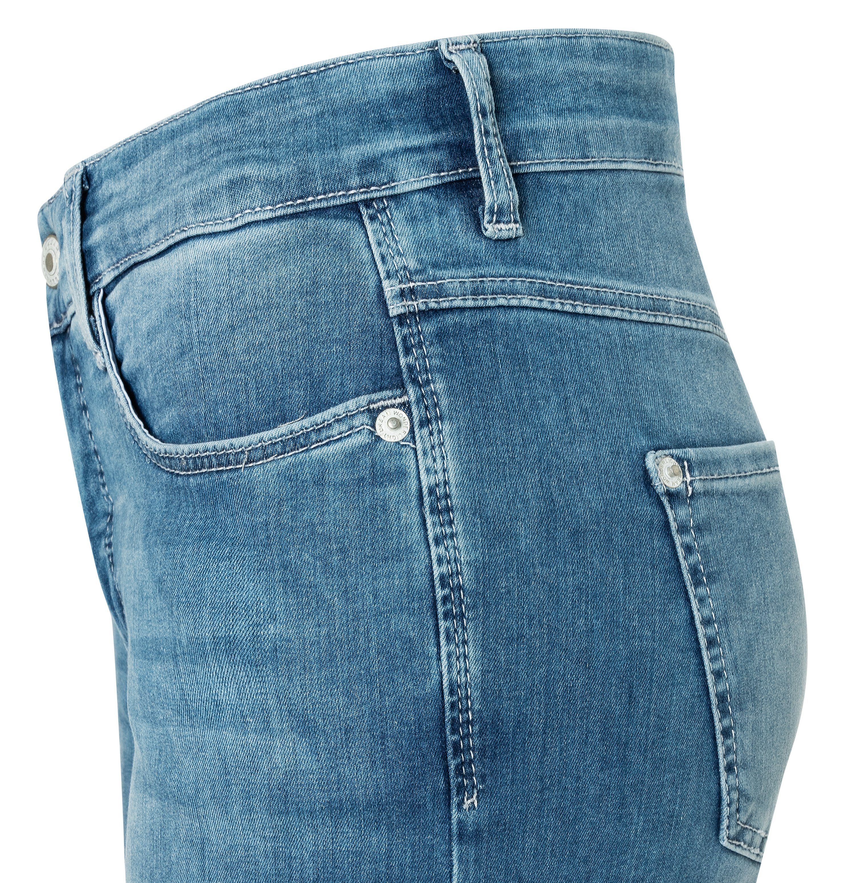 MAC Weite Jeans DREAM WIDE summermid weitem blue Bein Stretch - mit