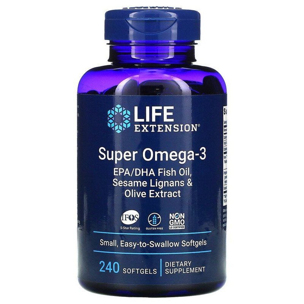 Life Extension Life Extension Super Omega-3 - 240 Weichkapseln Kapseln