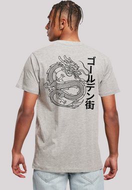 F4NT4STIC T-Shirt Drache Golden Gai Print