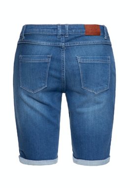 ATT Jeans Jeansshorts Lola mit kleinem Umschlag am Saum