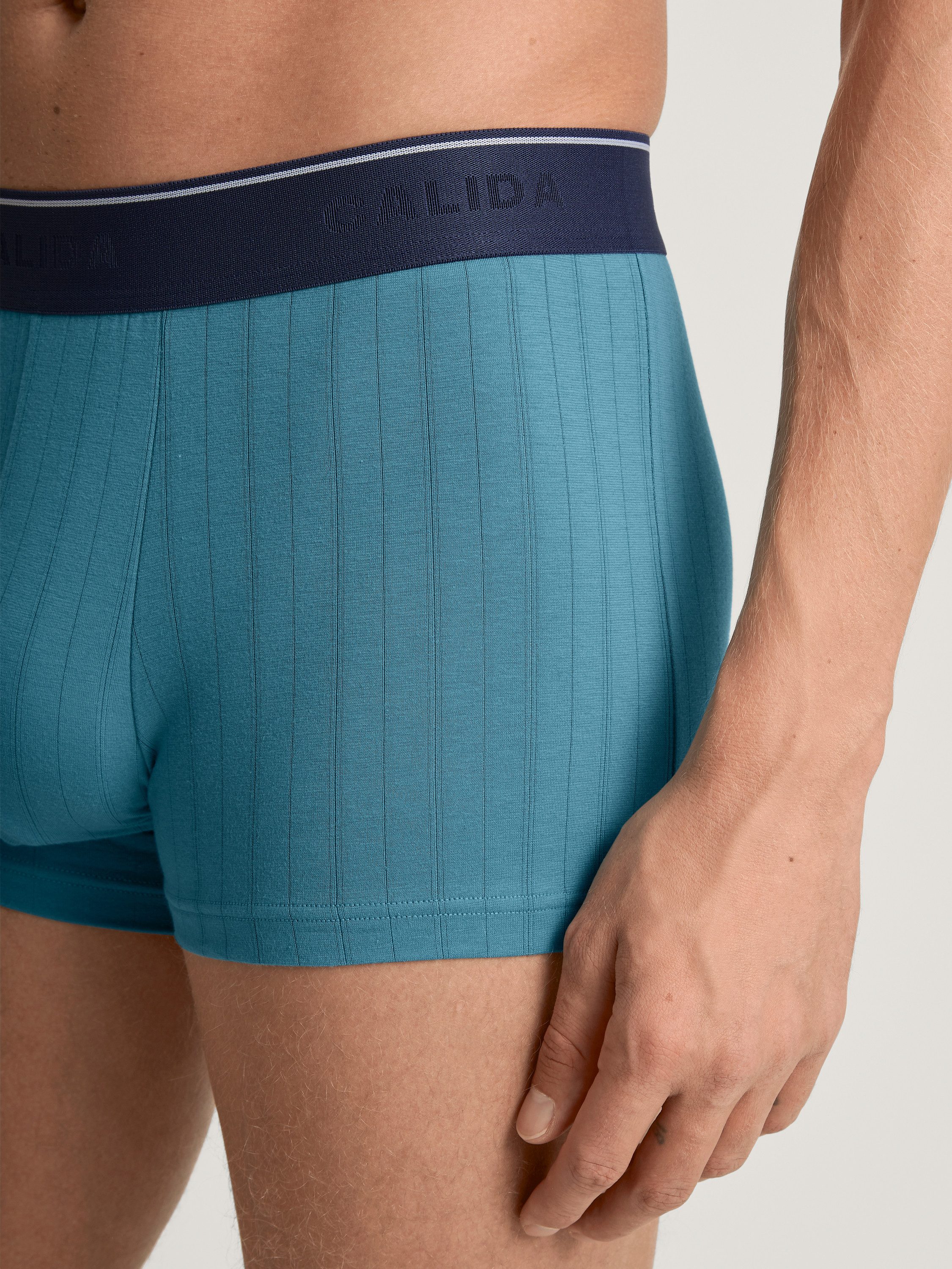 CALIDA Boxer Pure & Style Herren (1-St) maskuliner Nadelzug, atmungsaktiv, schnelltrocknend & geruchshemmend